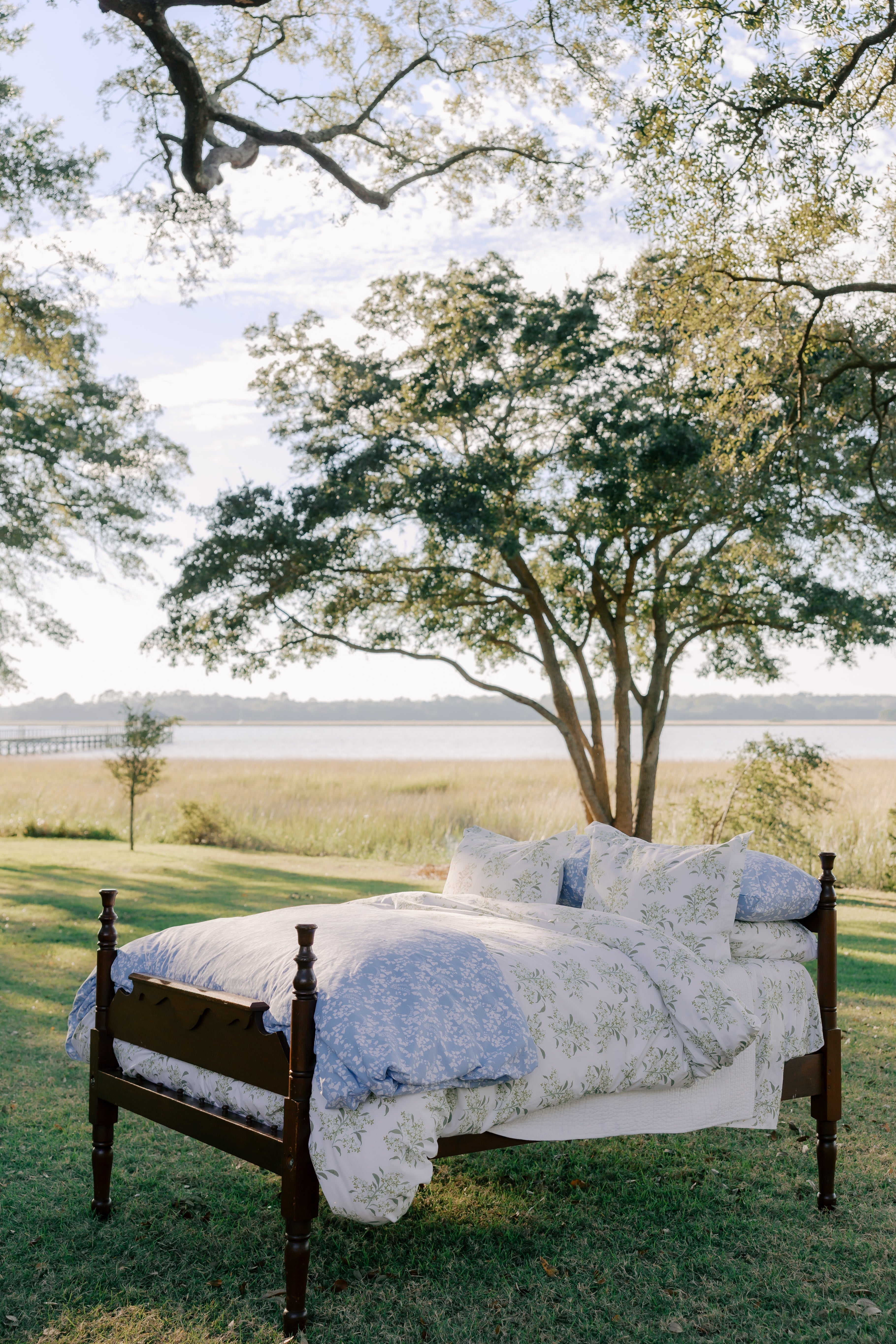 Lilac In Green Duvet Cover