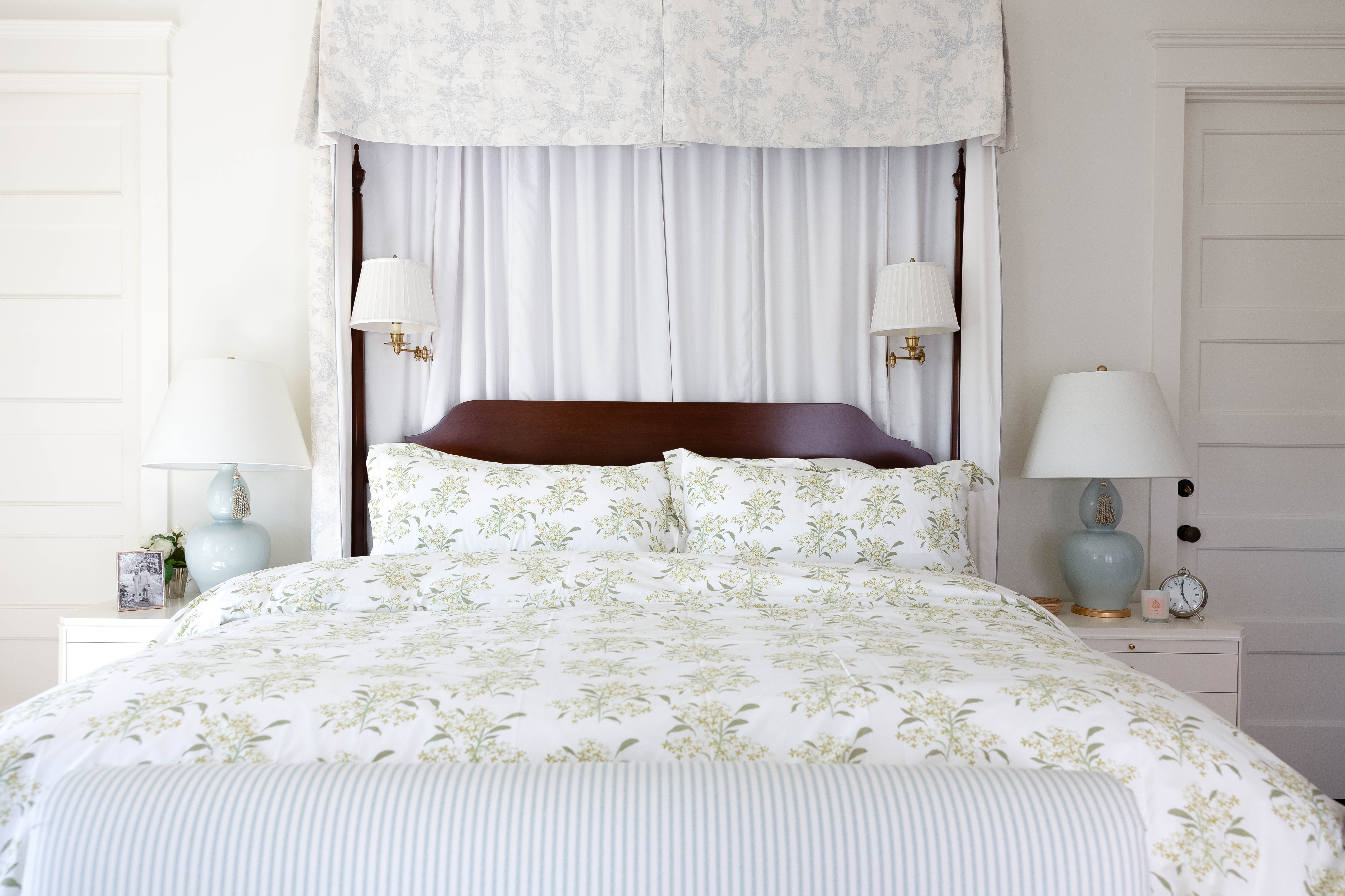 Lilac In Green Duvet Cover
