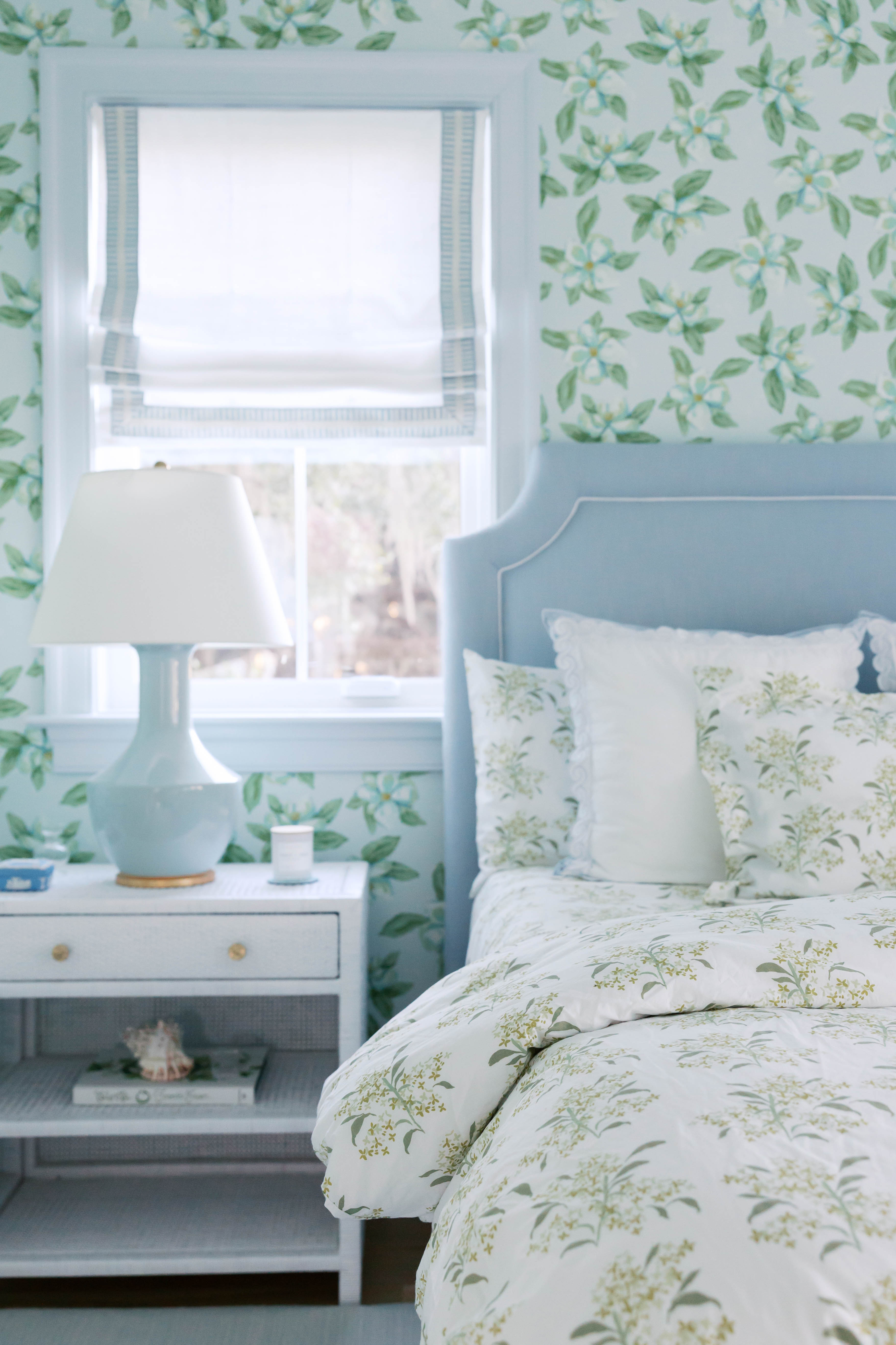 Lilac In Green Duvet Cover