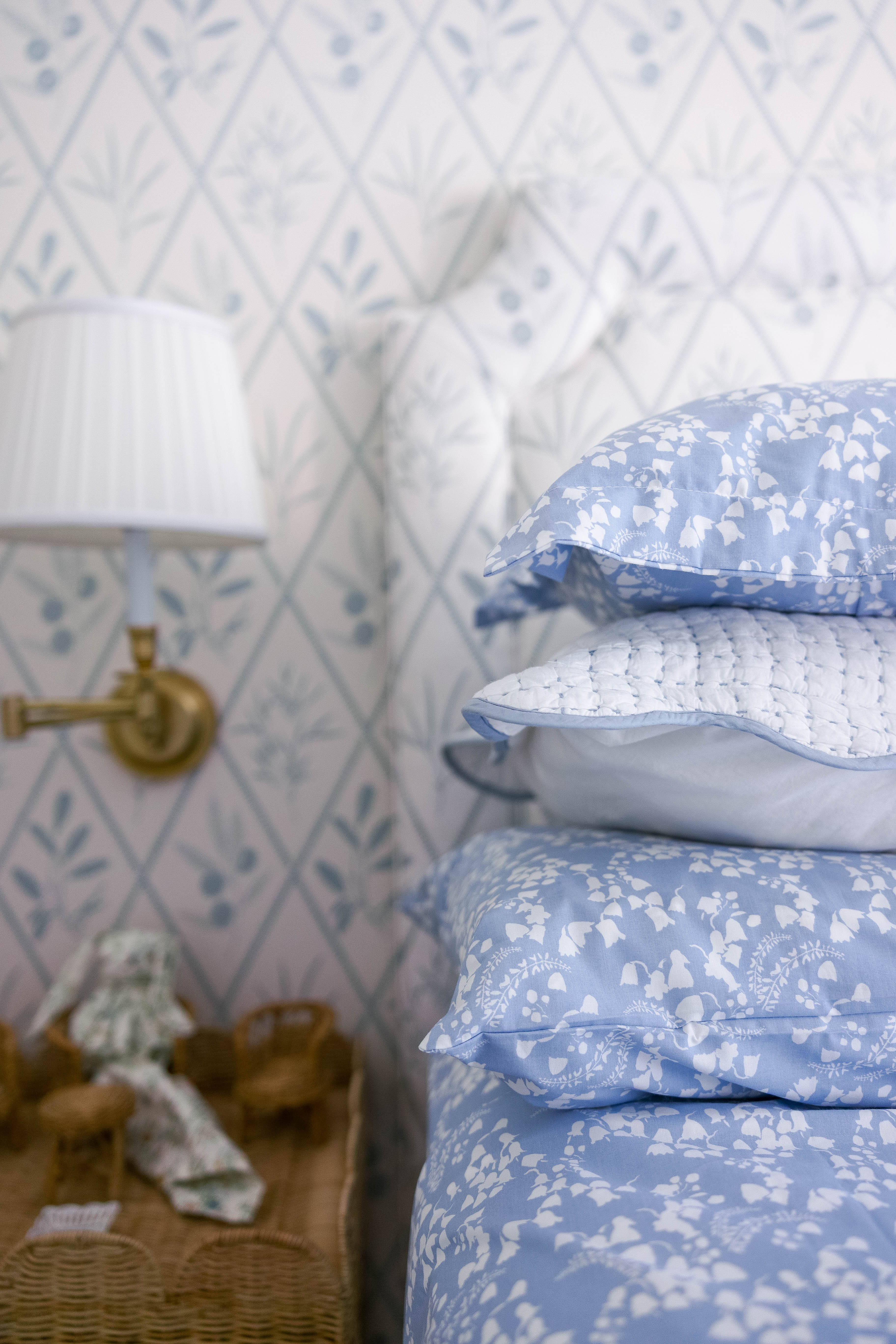 Lily Of The Blue Valley Duvet Cover