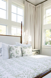 Ruth In Green Duvet Cover