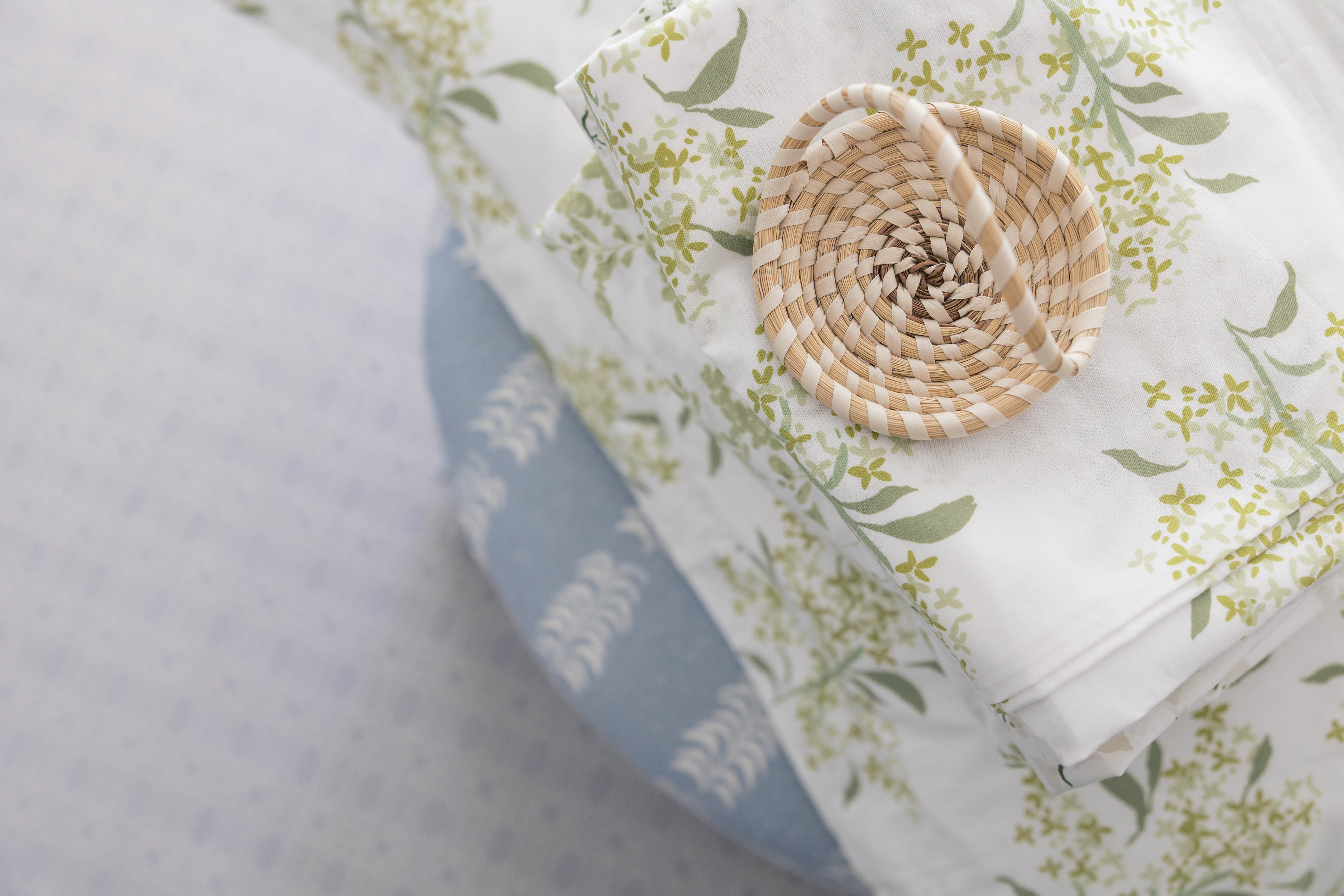 Lilac In Green Duvet Cover