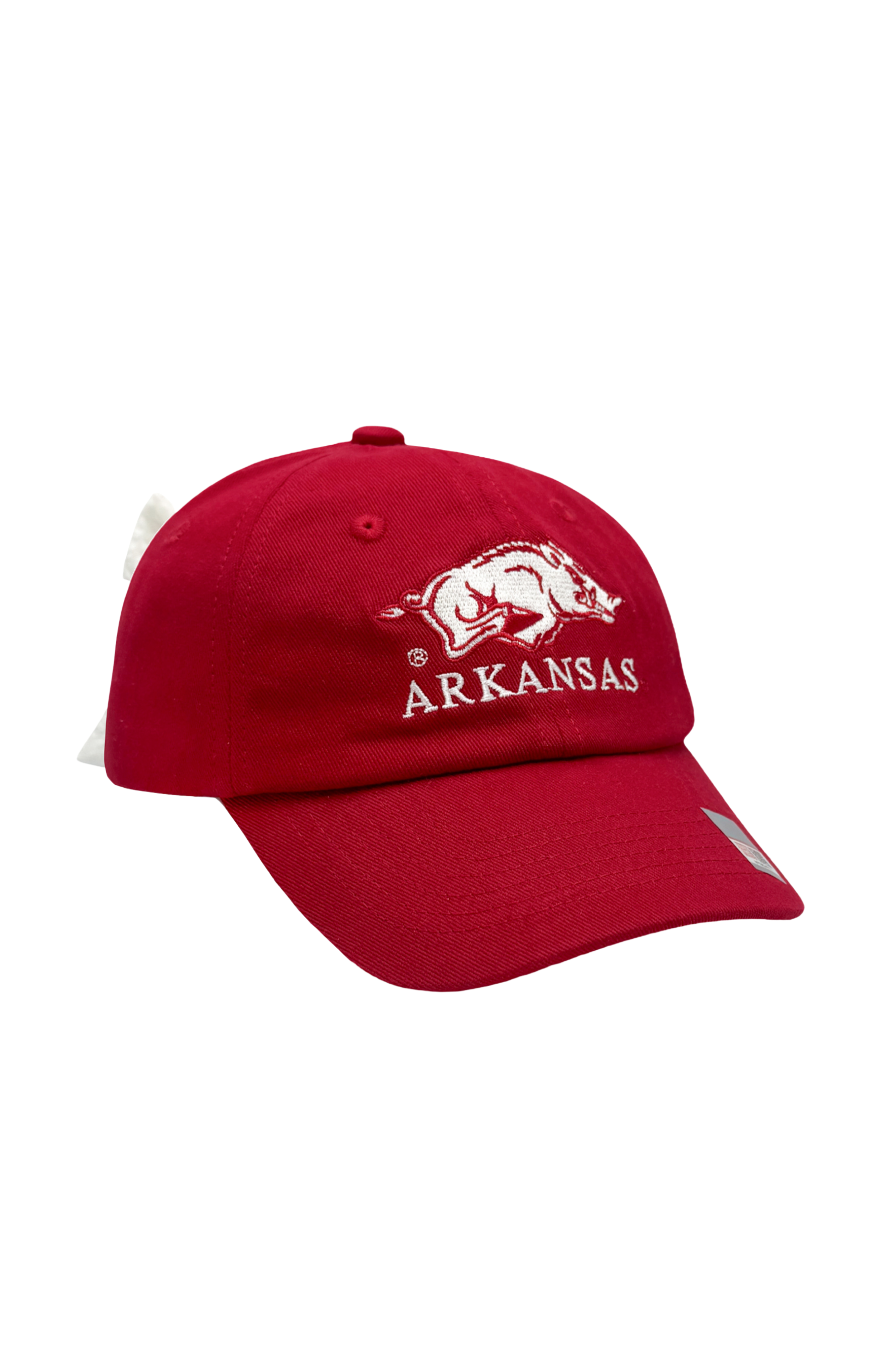 Officially Licensed Arkansas Razorbacks Bow Baseball Hat (baby/toddler)