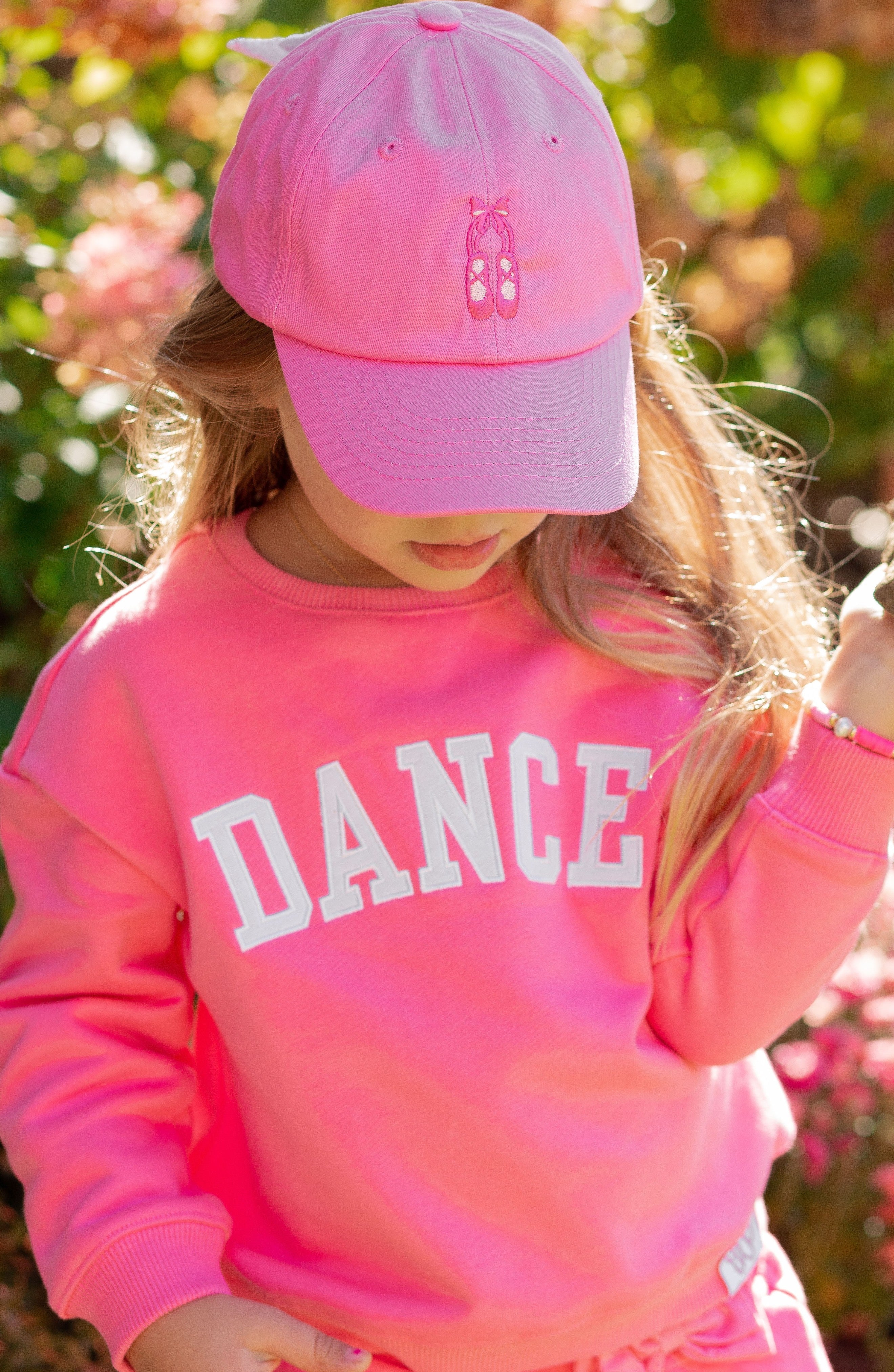 Ballet Slippers Bow Baseball Hat (baby/toddler, Youth)