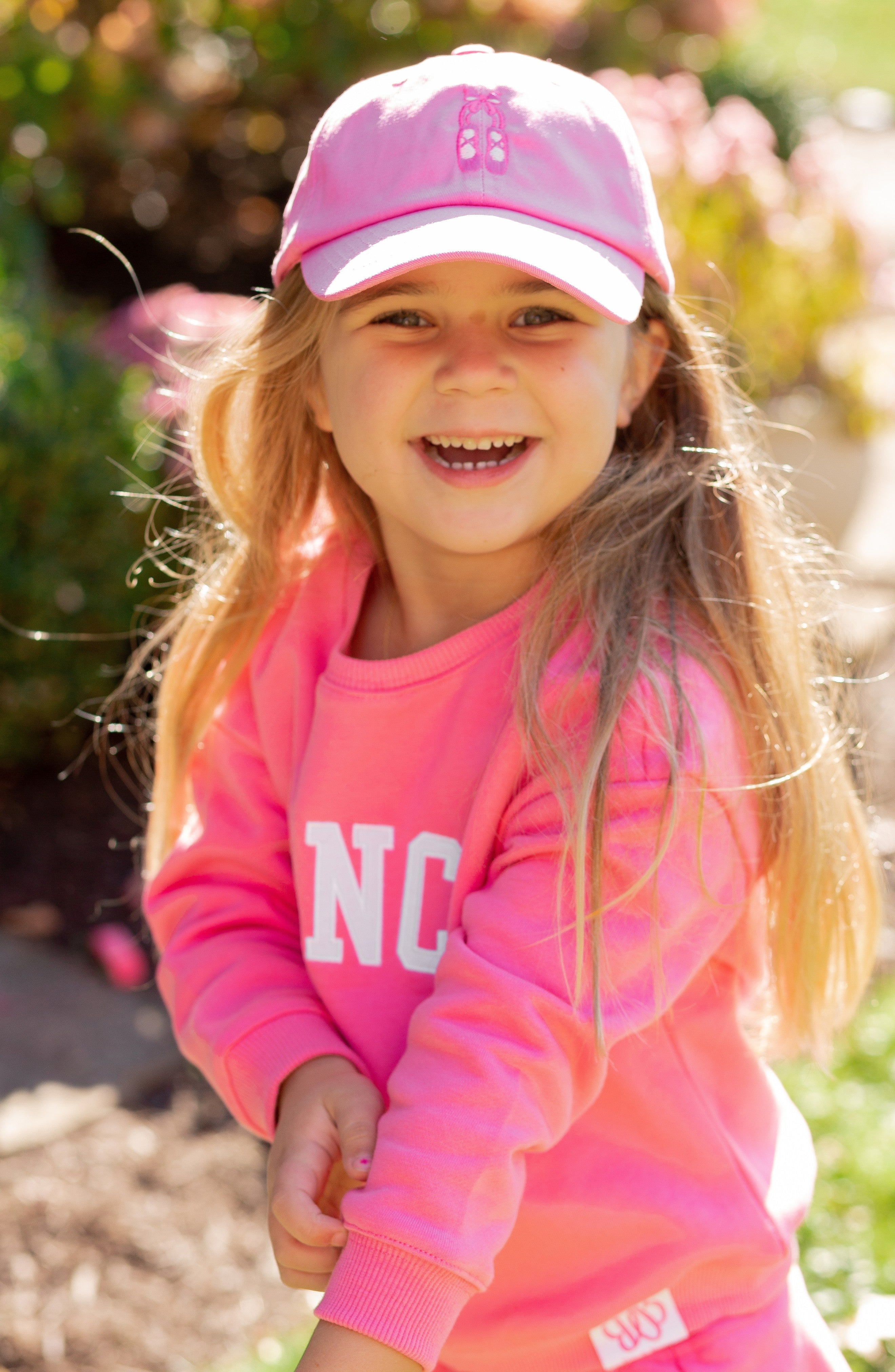 Ballet Slippers Bow Baseball Hat (baby/toddler, Youth)