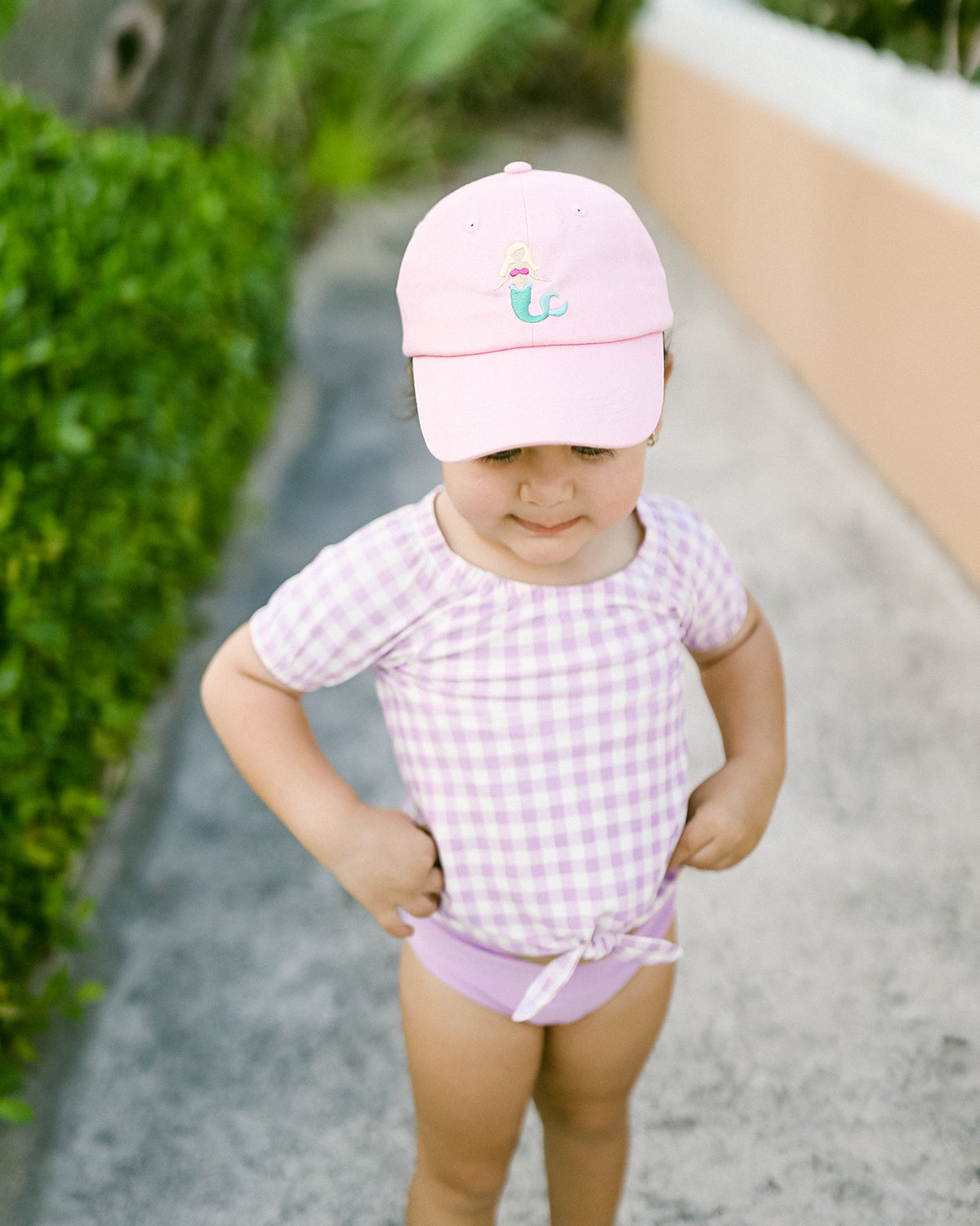 Mermaid Bow Baseball Hat (girls)