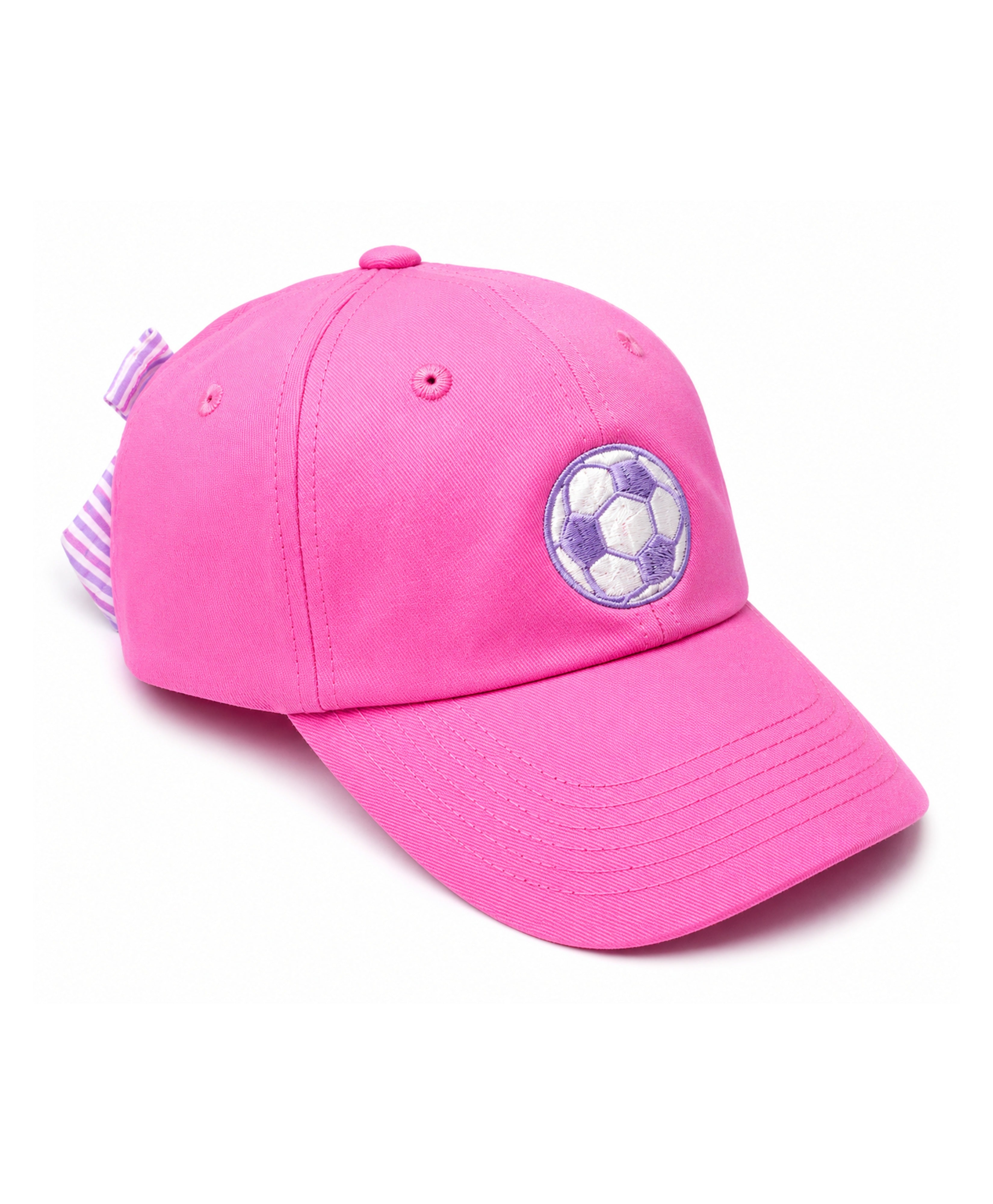 Soccer Bow Baseball Hat (youth)