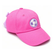 Soccer Bow Baseball Hat (youth)