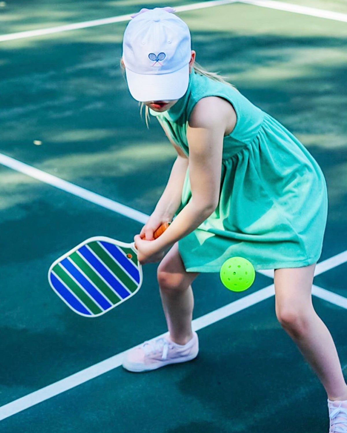 Tennis Bow Baseball Hat (girls)