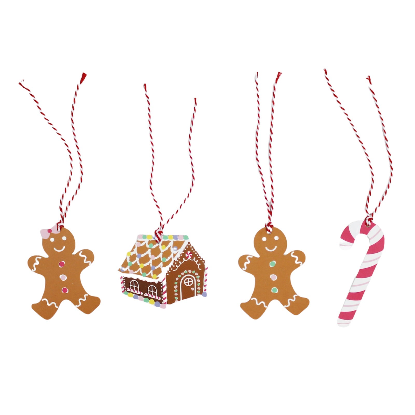 Gingerbread House Gift Tags, 12 Ct