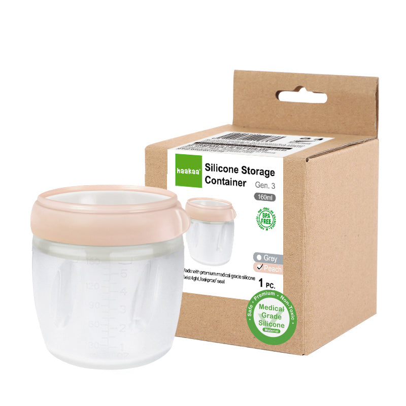 Haakaa Gen 3 Silicone Storage Container 6oz/160ml, 1 Pk