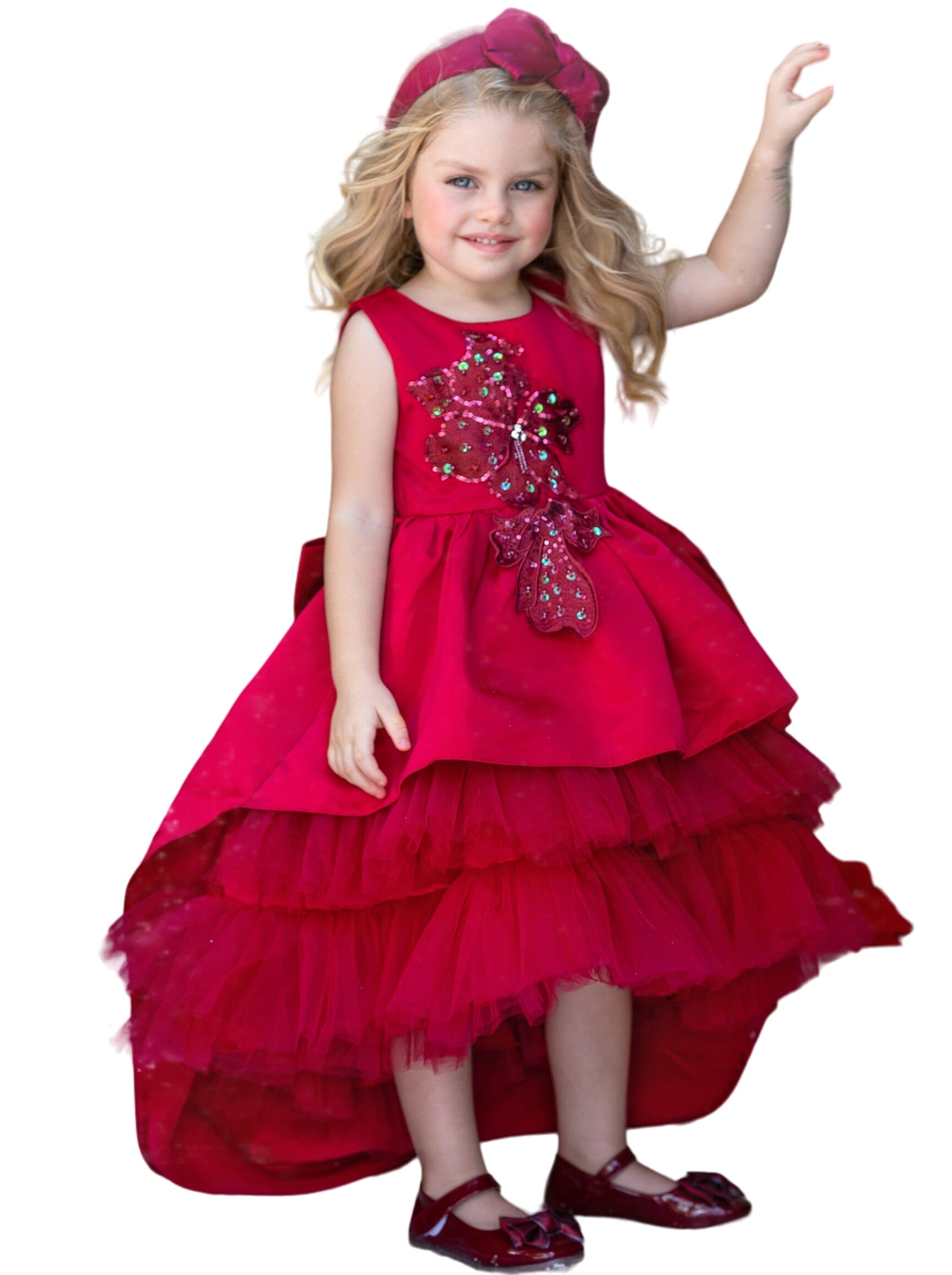 Ready To Twirl Hi-lo Layered Holiday Dress