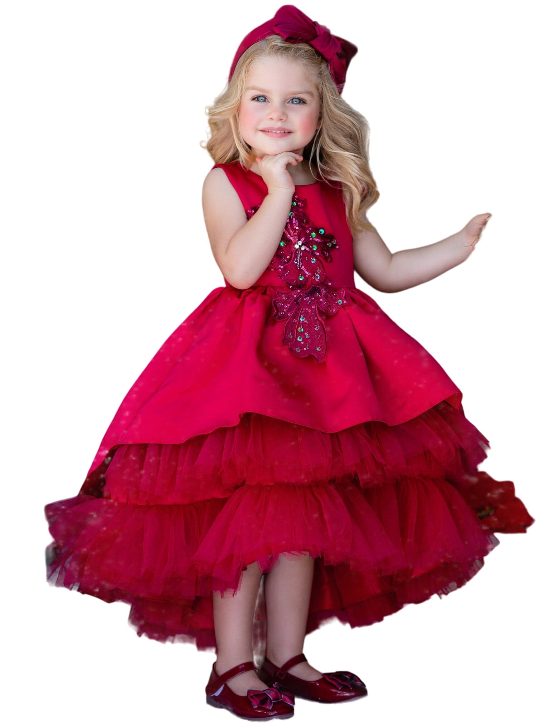 Ready To Twirl Hi-lo Layered Holiday Dress