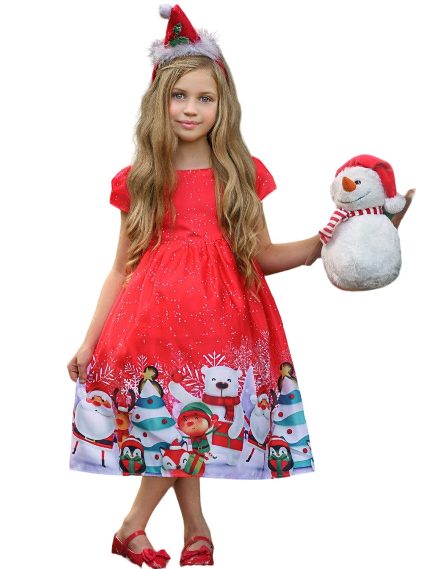 Christmas Cheer Holiday Scene Dress