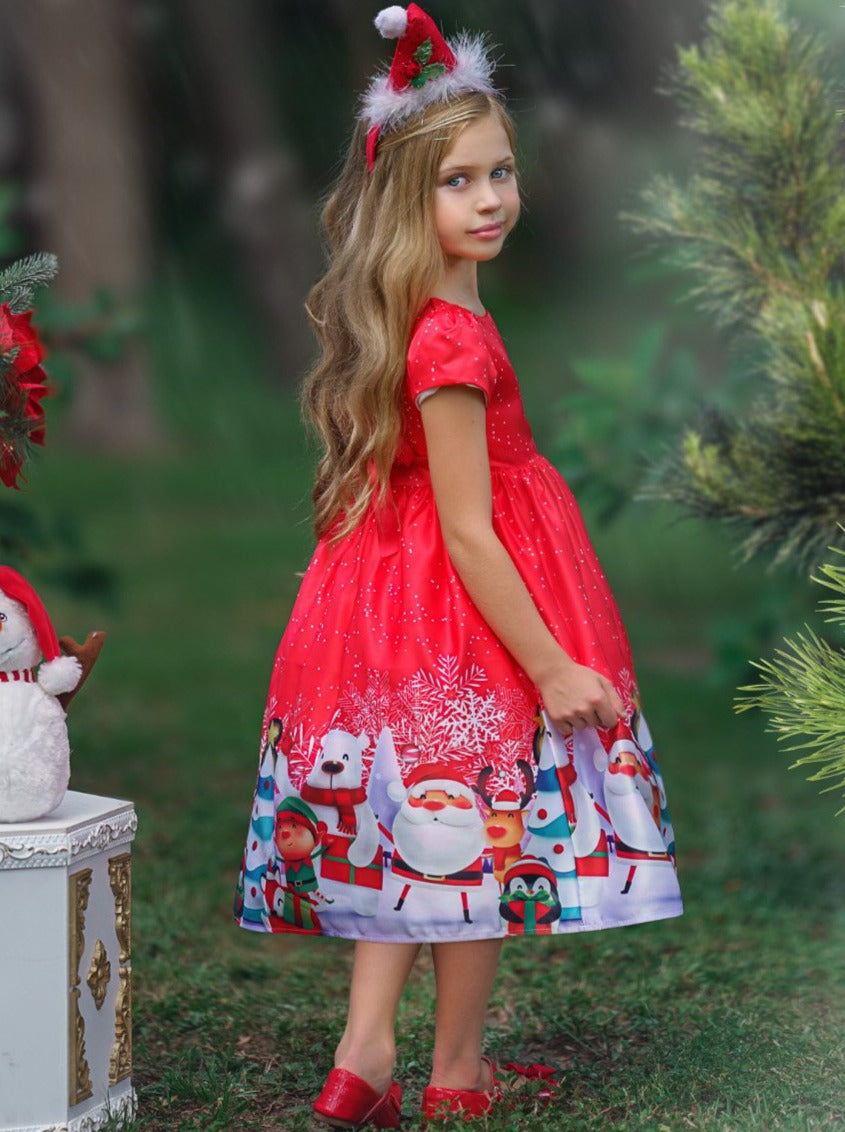 Christmas Cheer Holiday Scene Dress