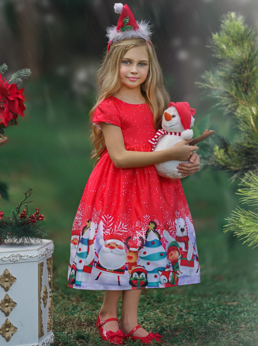 Christmas Cheer Holiday Scene Dress