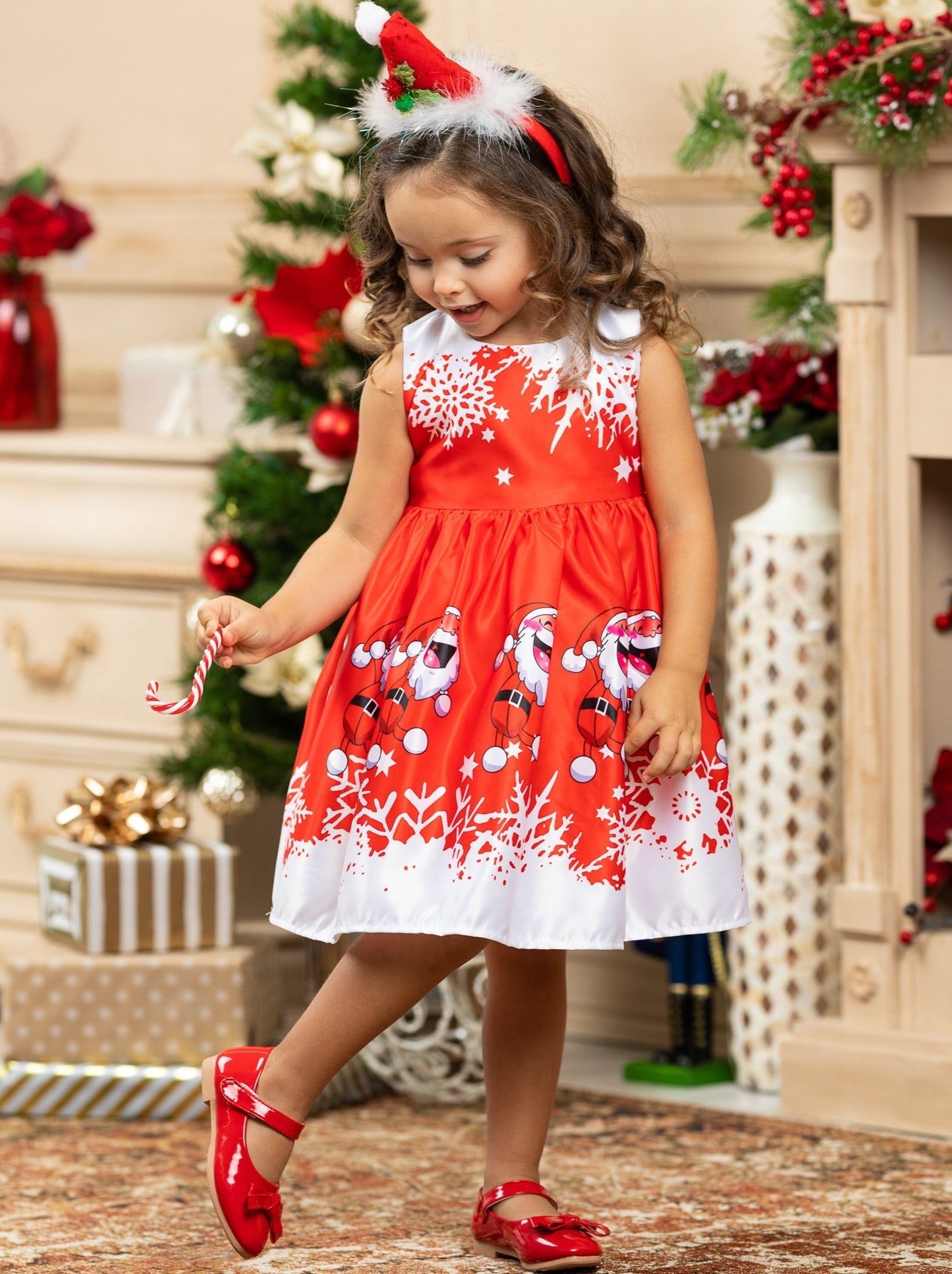 Fun With Santa Holiday Scene Dress