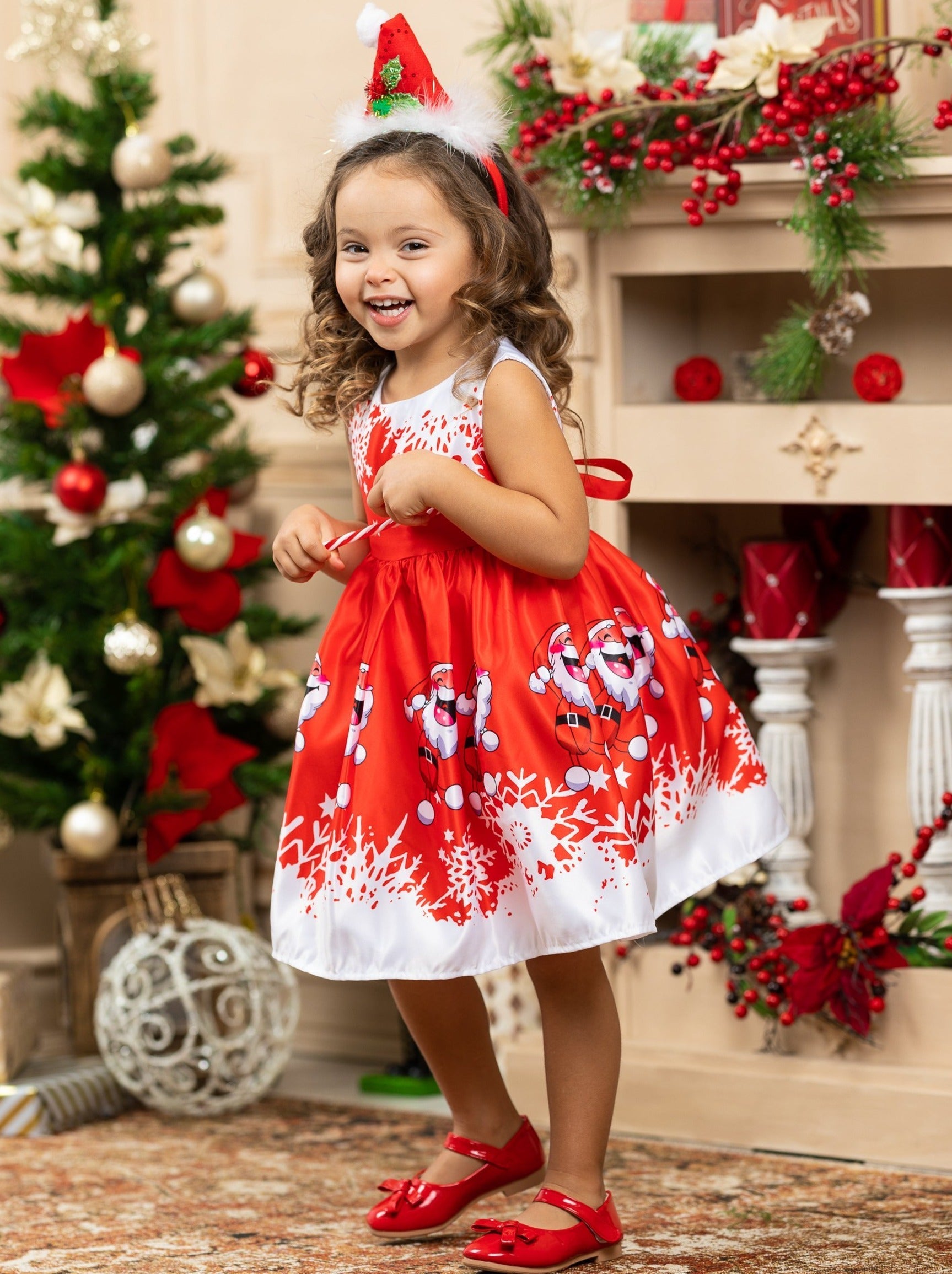 Fun With Santa Holiday Scene Dress