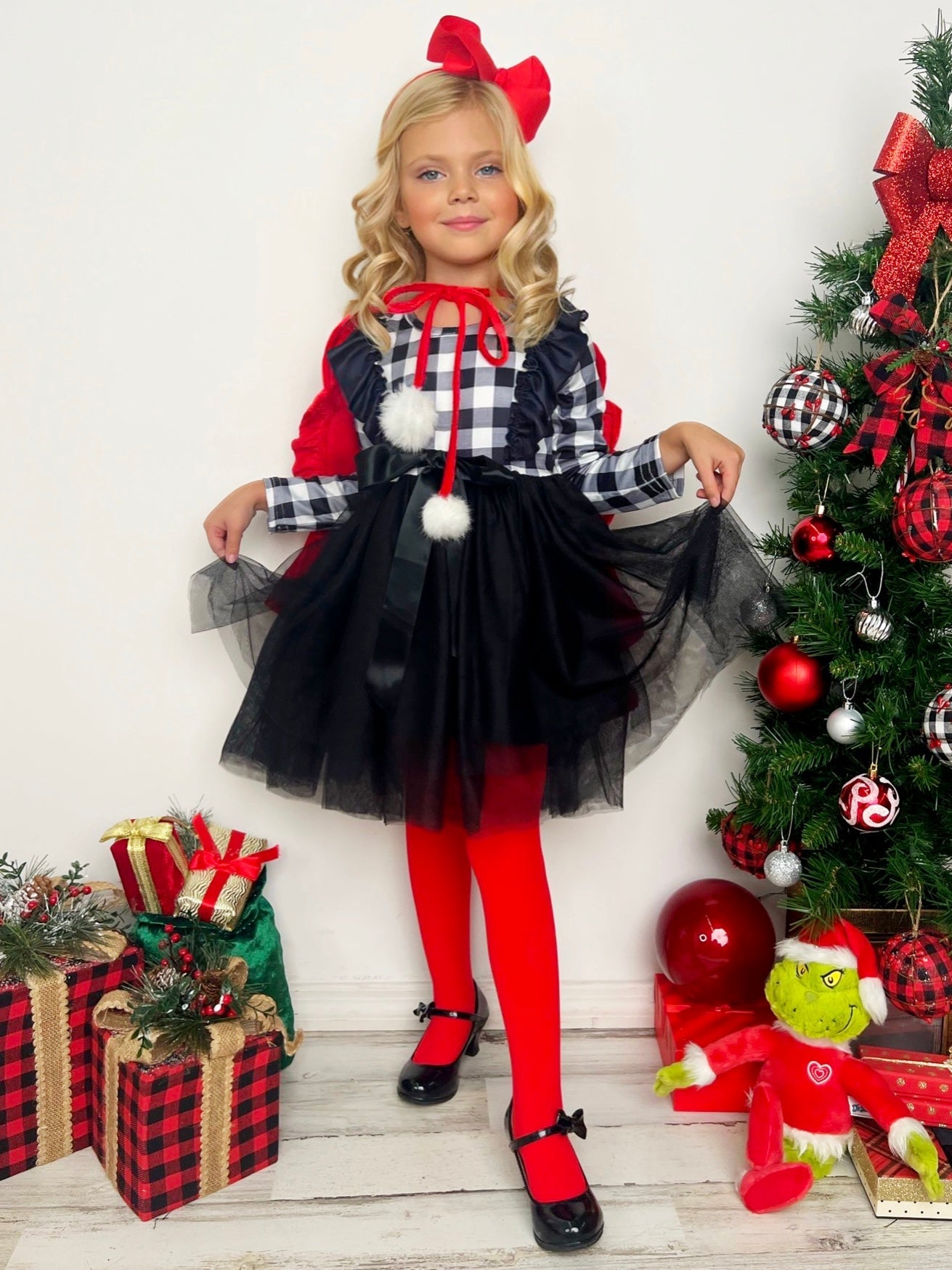 Let's Keep It Simple Plaid Tutu Dress