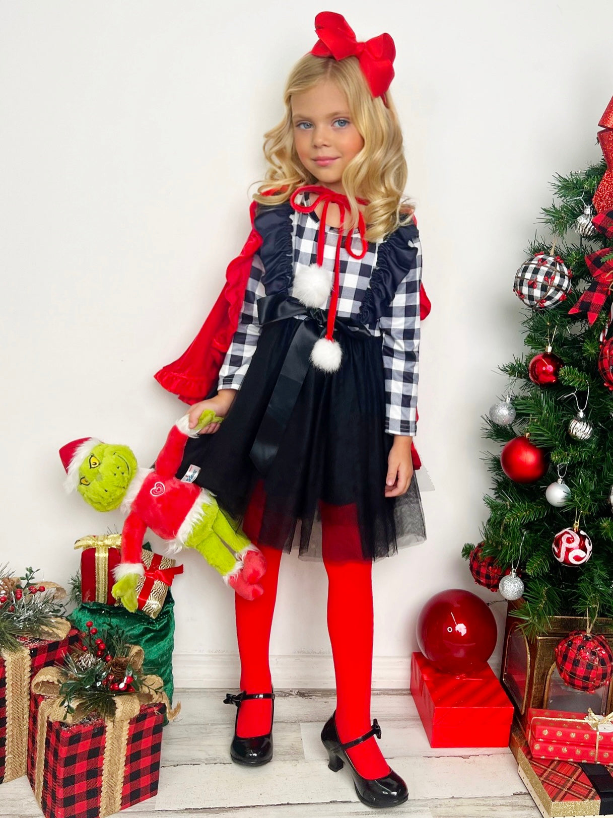 Let's Keep It Simple Plaid Tutu Dress