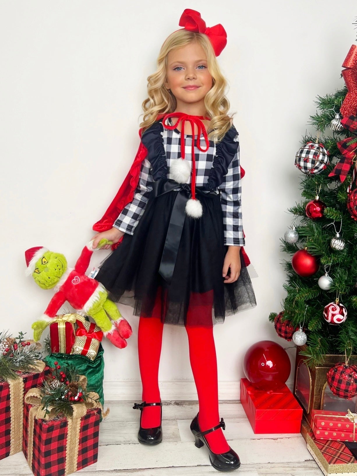 Let's Keep It Simple Plaid Tutu Dress