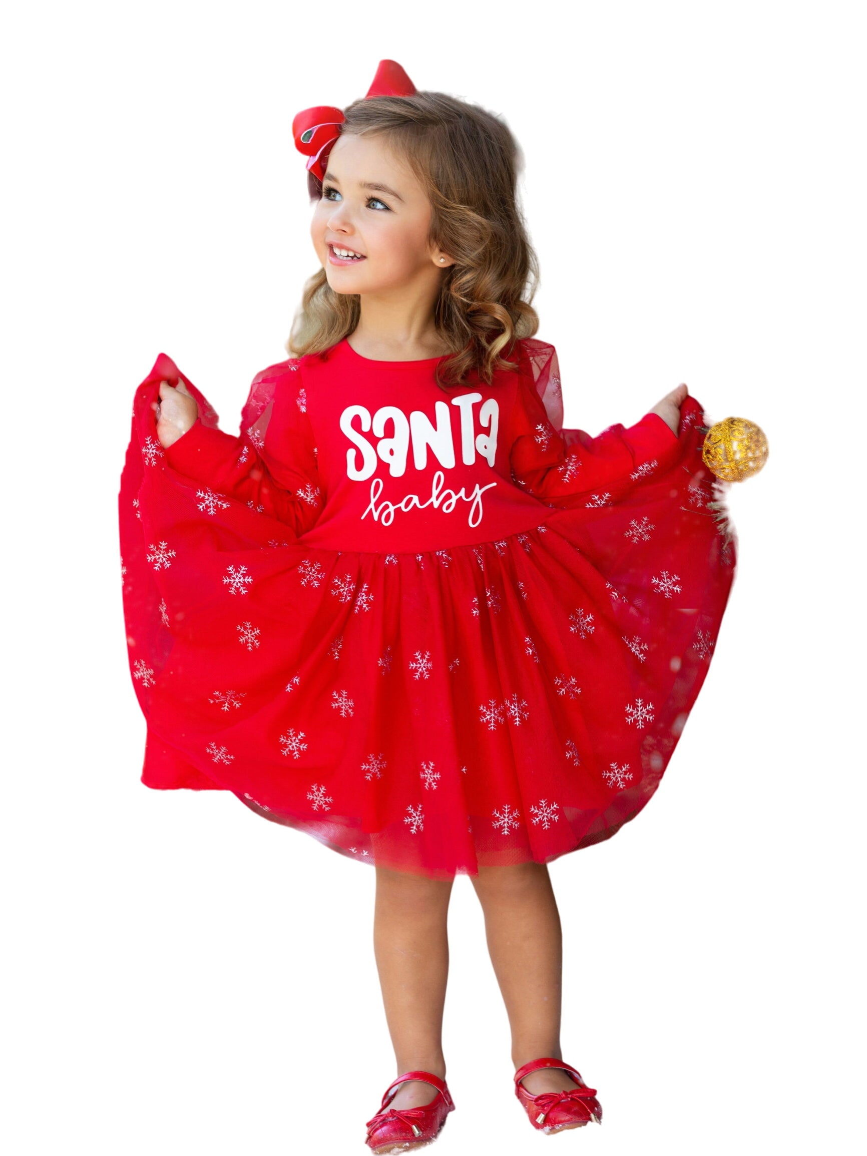 Santa Baby Christmas Tutu Dress