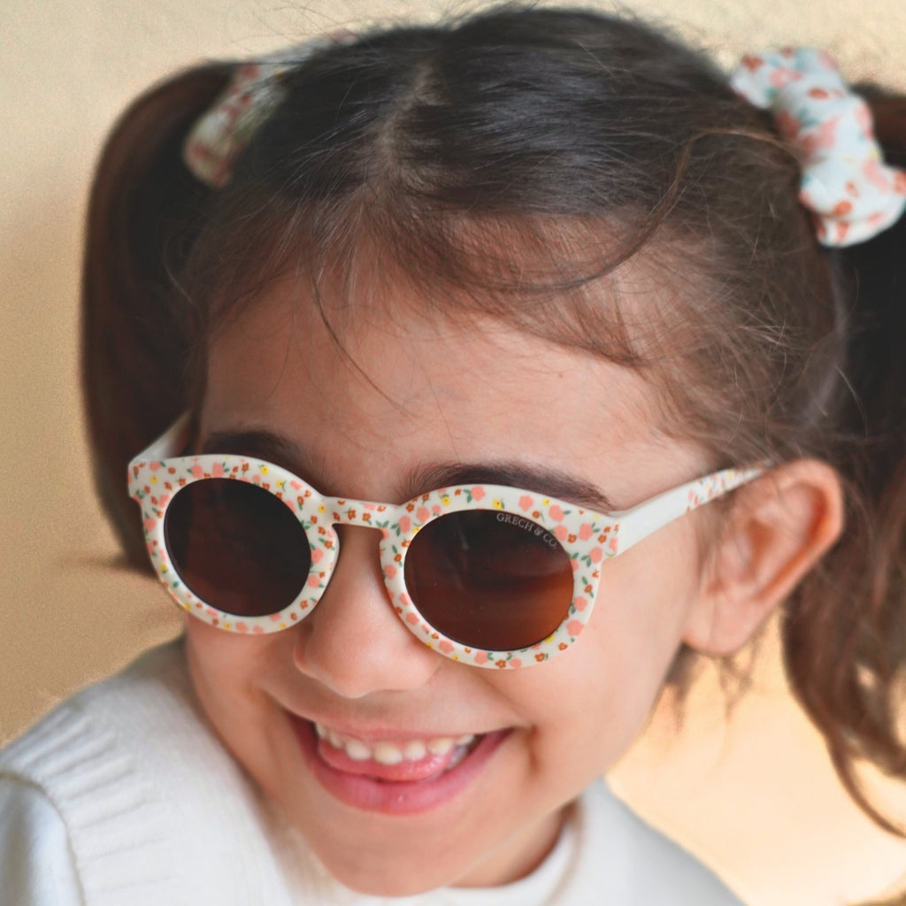 Pigtail Bow Hair Clips Set Of 2 | Organic | Sunset Meadow