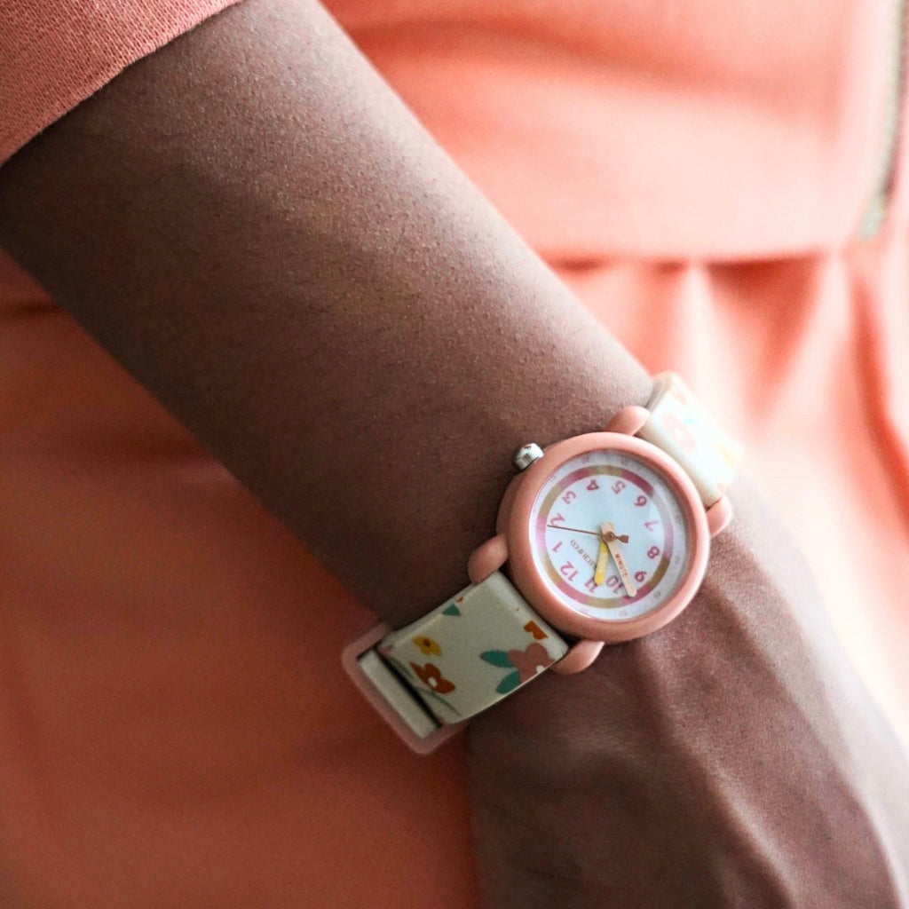 Classic Watches | Silicone + Stainless Steel | Sunset Meadow