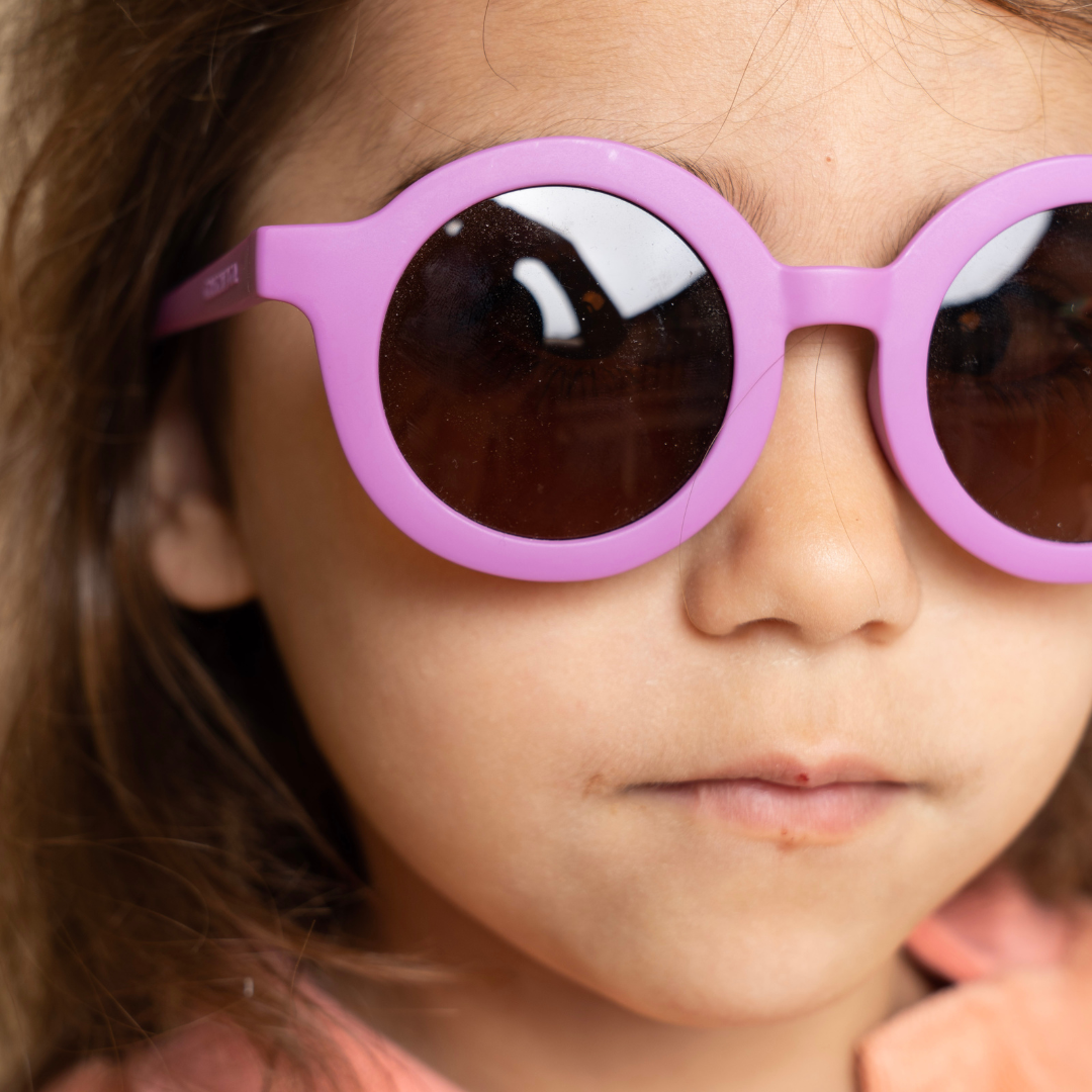Original Round Sustainable Sunglasses | Bio-based  Bendable Polarized | Aster