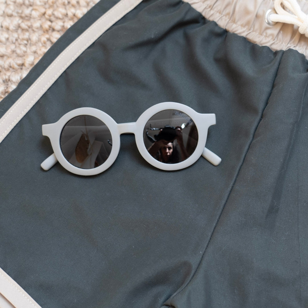 Original Round Sustainable Sunglasses | Bio-based  Bendable Polarized | Fog
