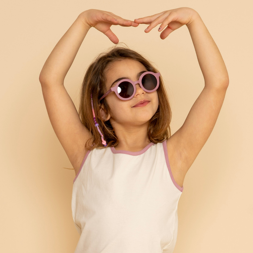 Original Round Sustainable Sunglasses | Bio-based  Bendable Polarized | Heather Rose