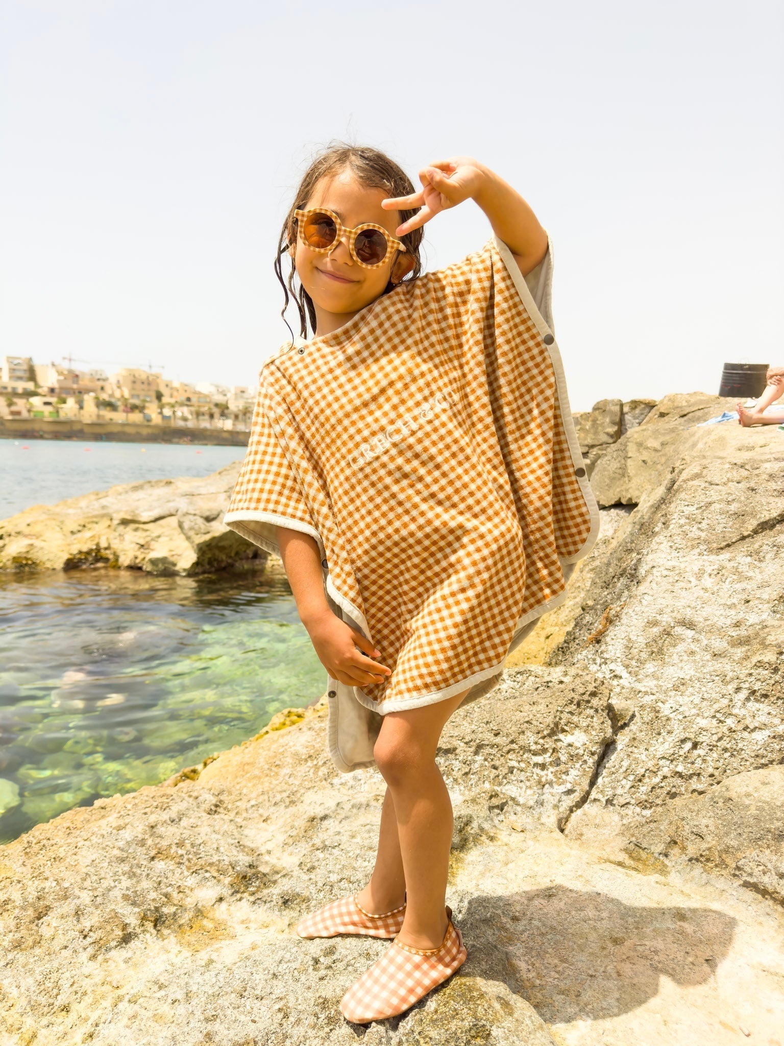 Swim Shoes - Sienna Gingham