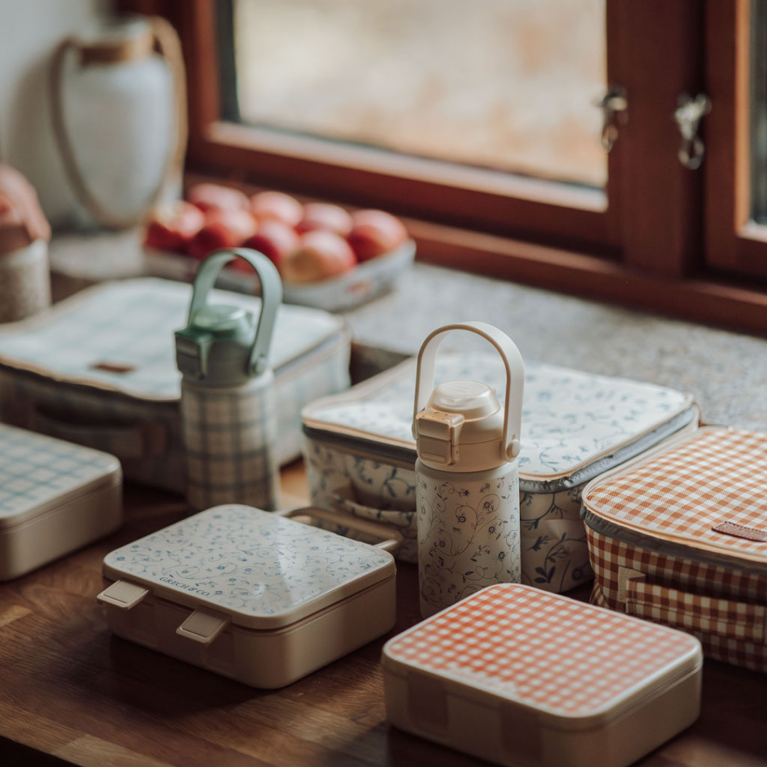 3 Compartment Leakproof Lunchbox | Fern Plaid