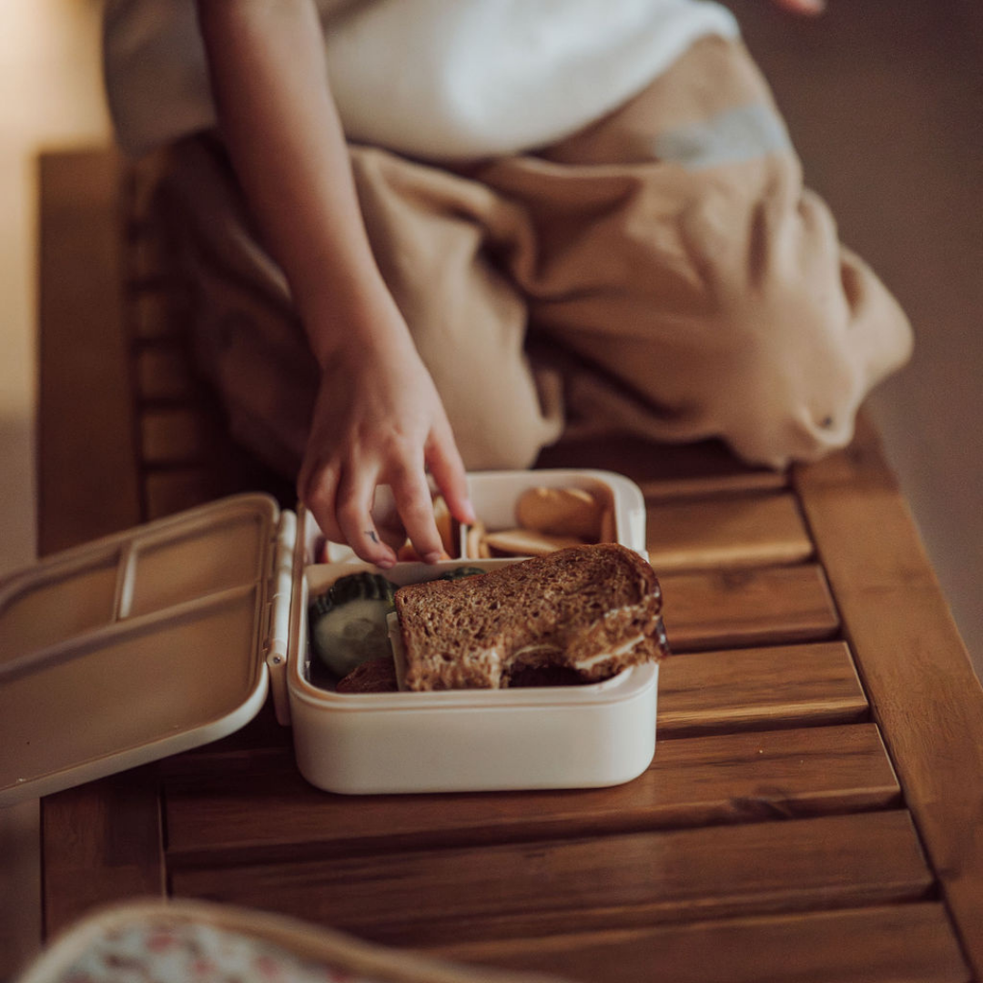 3 Compartment Leakproof Lunchbox | Fern Plaid