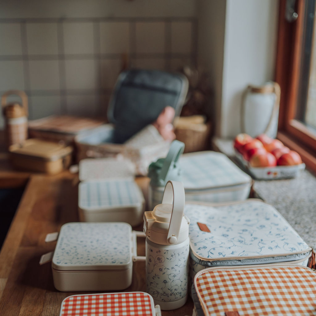3 Compartment Leakproof Lunchbox | Sienna Gingham