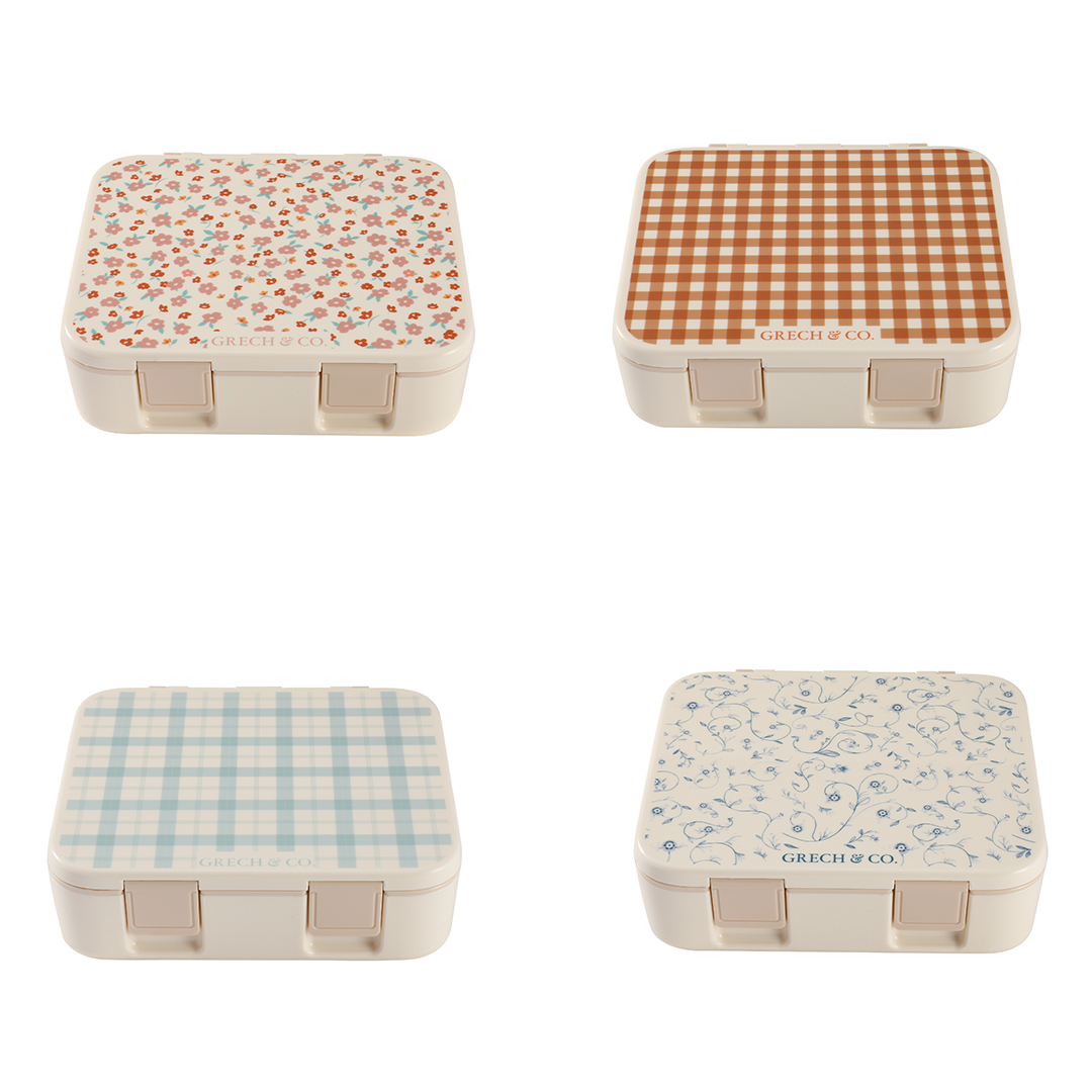 3 Compartment Leakproof Lunchbox | Sunset Meadow