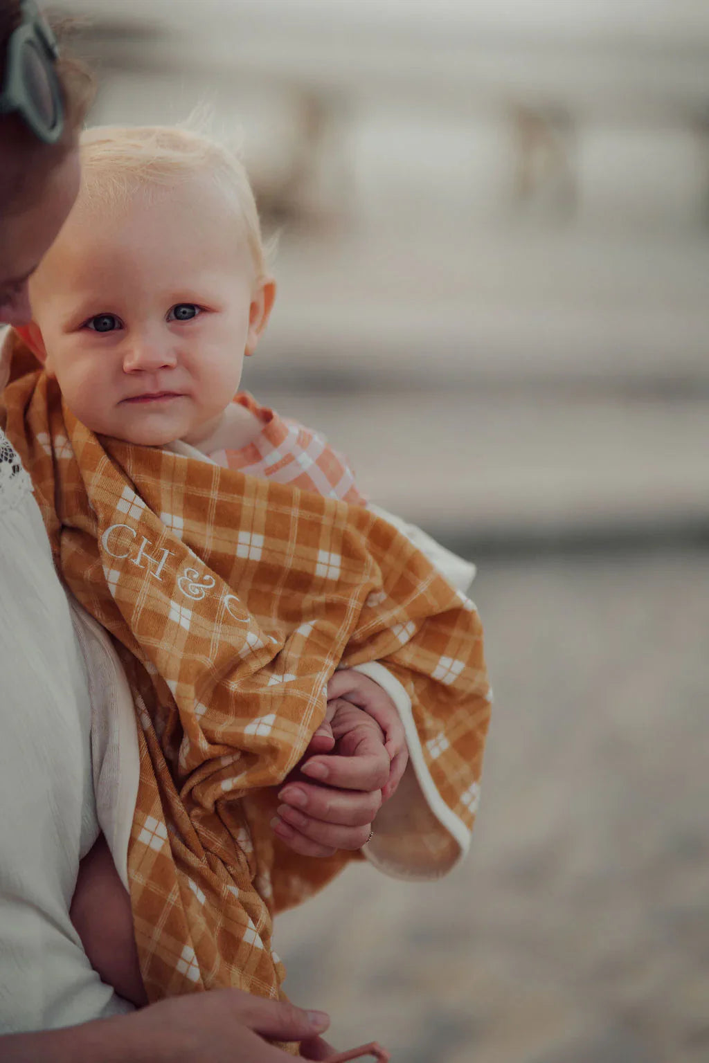 Bathing Towel Poncho | Organic Cotton - Buckwheat