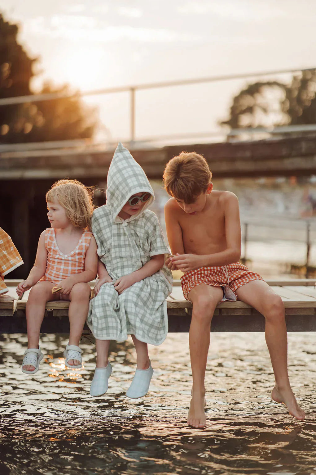 Swim Trunks | Upf + Recycled - Sienna Gingham