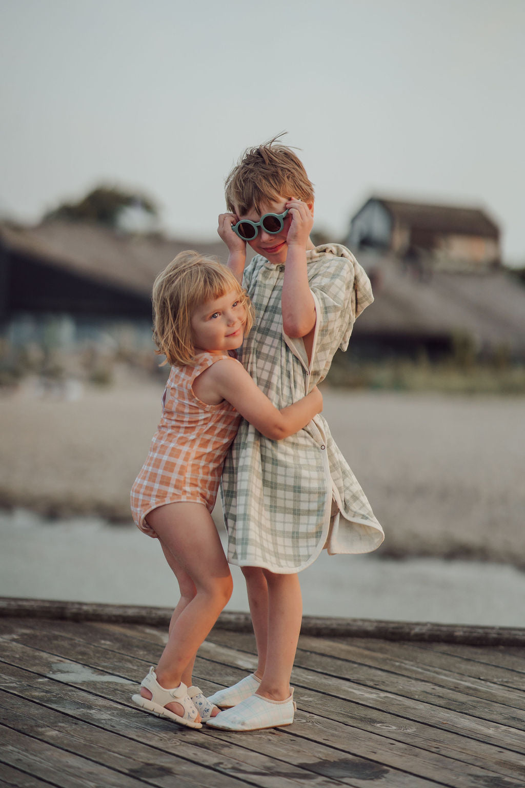 Original Round Sustainable Sunglasses | Bio-based  Bendable Polarized | Fern