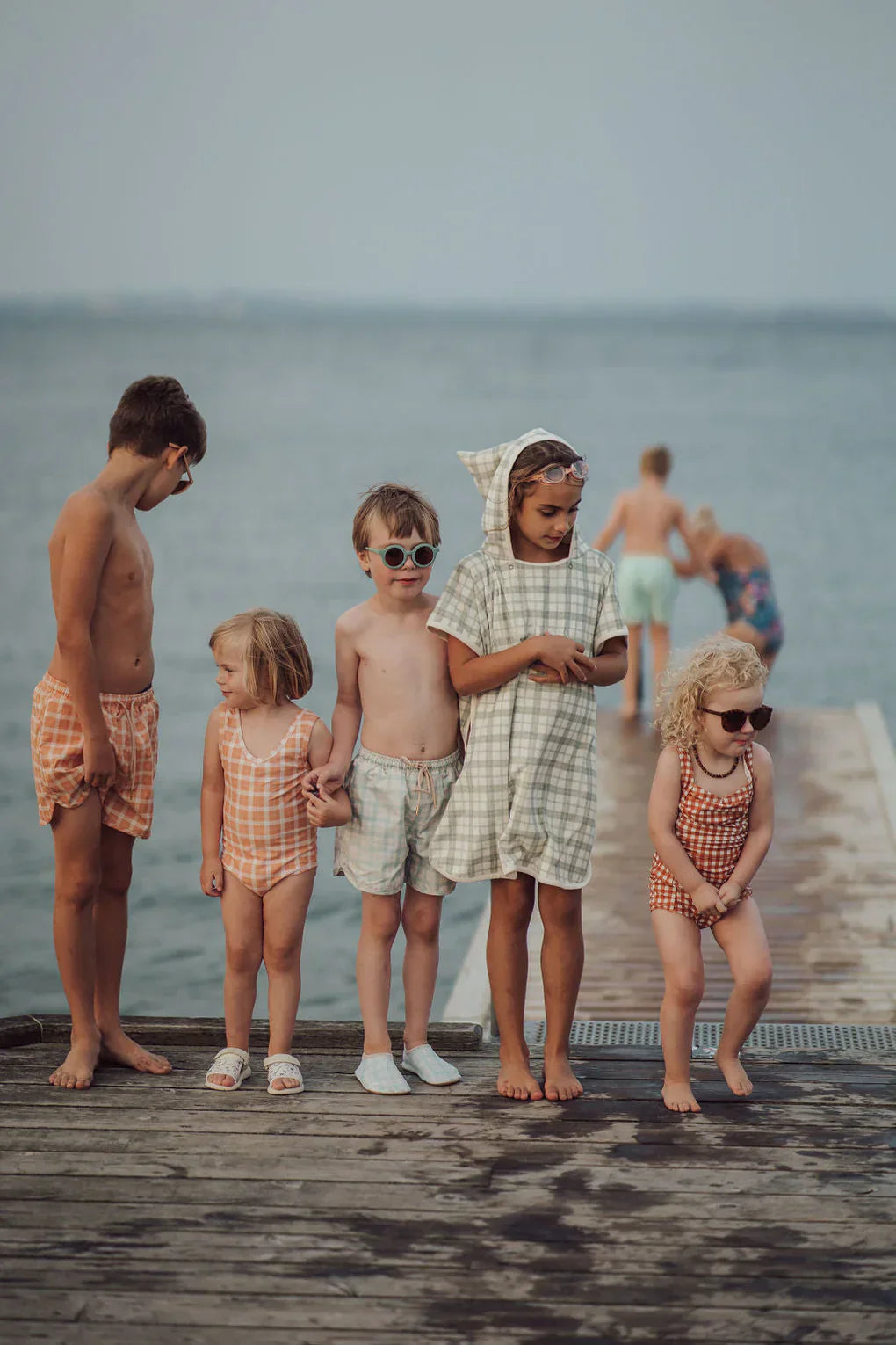 Swim Trunks | Upf + Recycled - Sienna Gingham