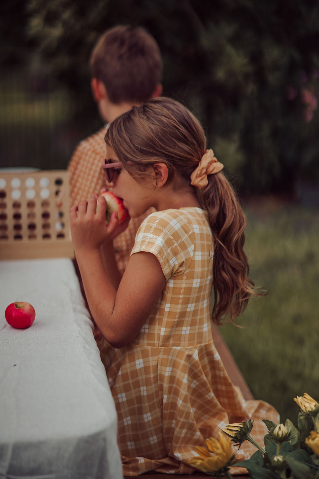 Hair Scrunchies  Set Of 2 | Organic Cotton | Buckwheat