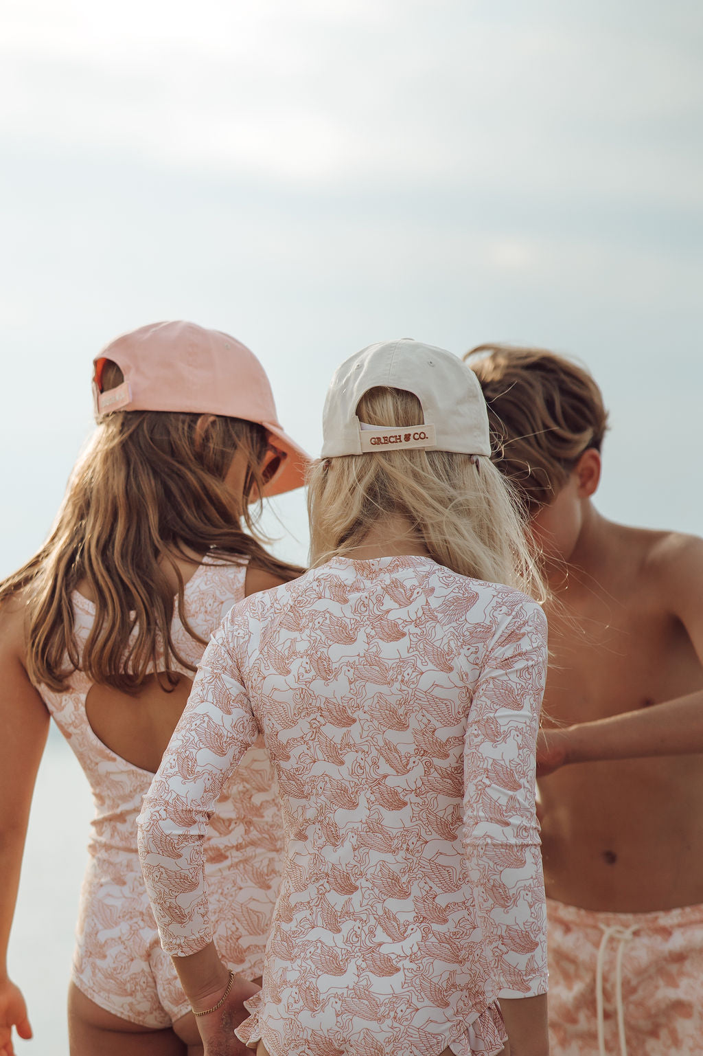 Long Sleeve Rashguard Ruffle Swimsuit | Upf + Recycled - Pegasus