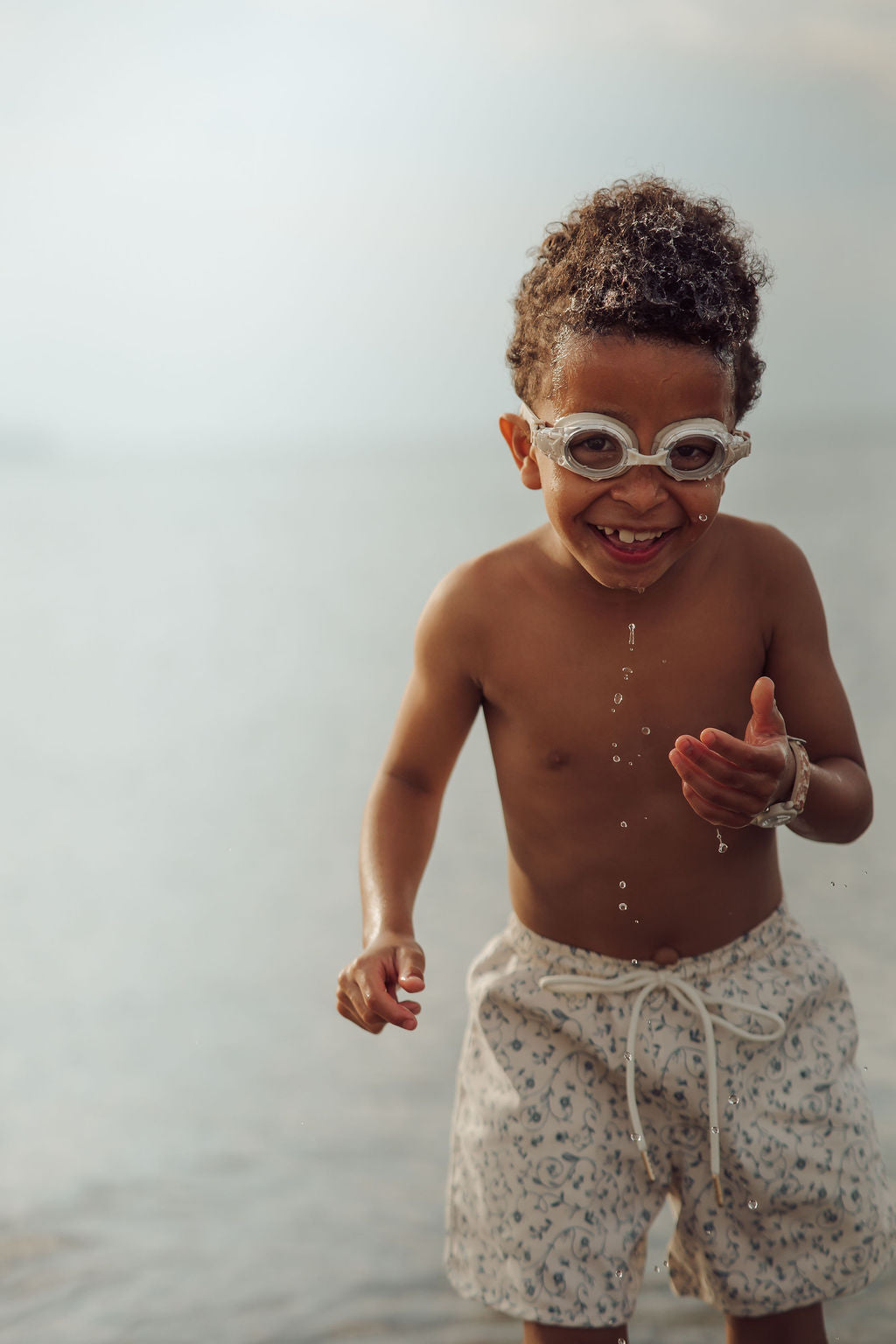 Swim Trunks | Upf + Recycled - Scandi Floral