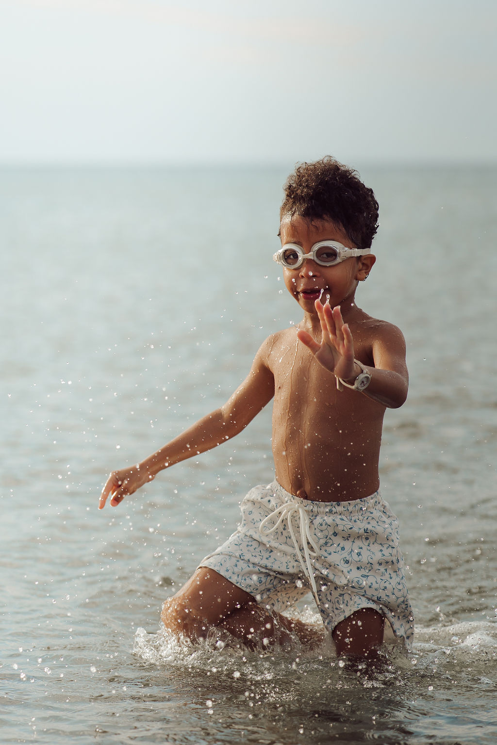 Swim Trunks | Upf + Recycled - Scandi Floral
