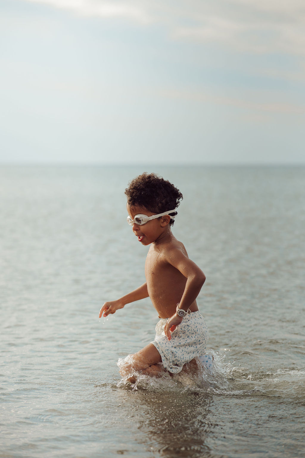 Swim Trunks | Upf + Recycled - Scandi Floral