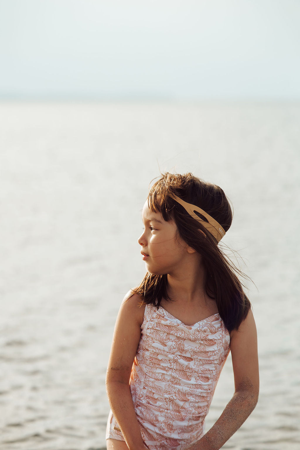 Vintage Girls 1 Piece Swimsuit | Upf + Recycled - Pegasus