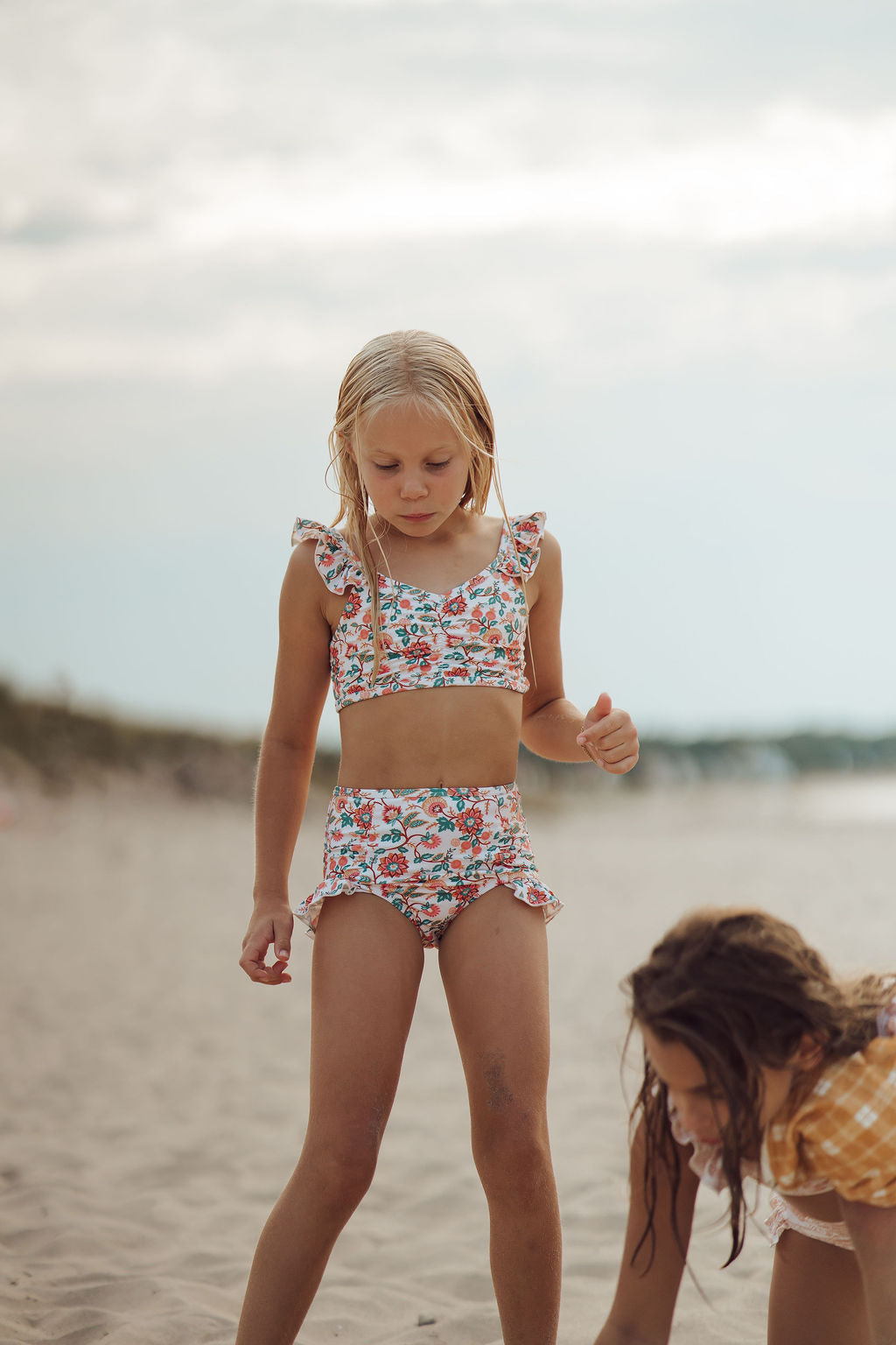 Ruffle 2 Piece Bikini | Upf + Recycled - In Bloom