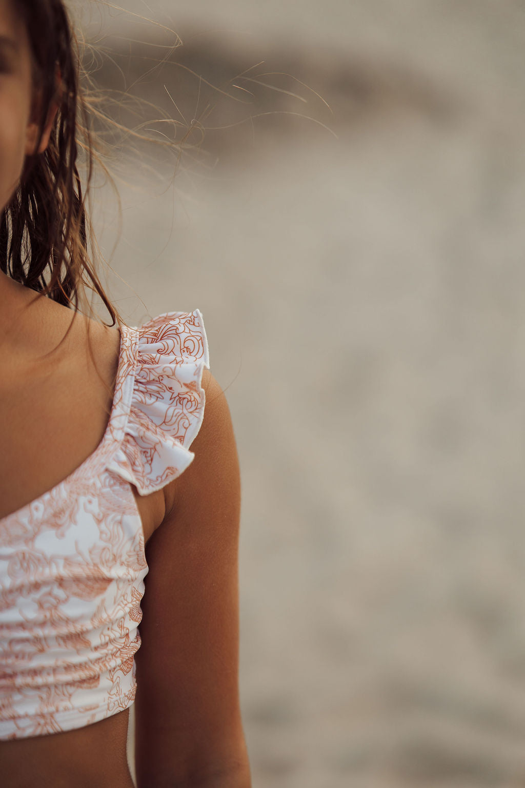 Ruffle 2 Piece Bikini | Upf + Recycled - Pegasus