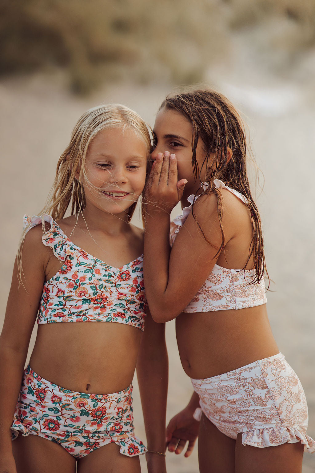 Ruffle 2 Piece Bikini | Upf + Recycled - Pegasus