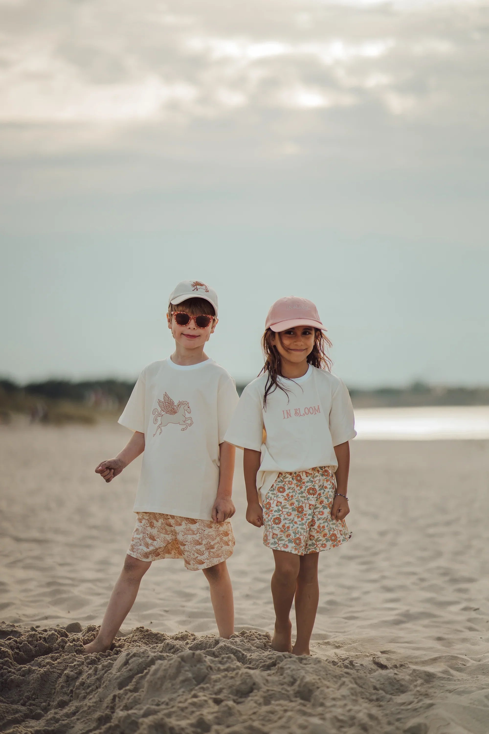 Oversized T-shirt | Organic Cotton Jersey - In Bloom
